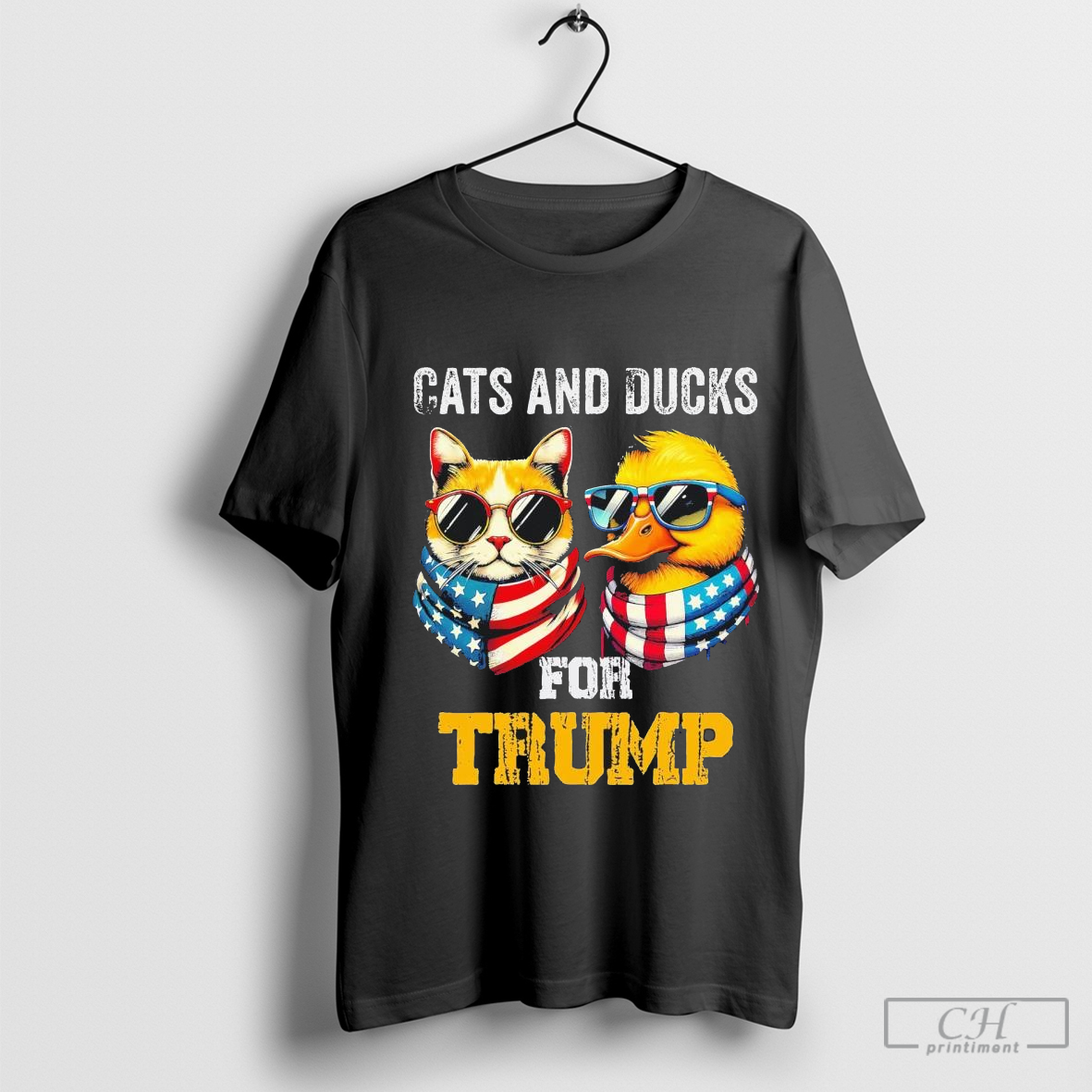 Cats And Ducks For Trump President 2024 - clothing by TeeHivey.com
