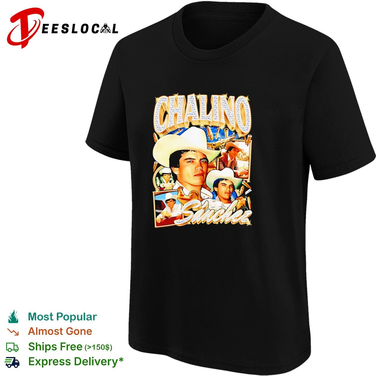 Chalino Sanchez Tribute Collage 90s Style Rap shirt