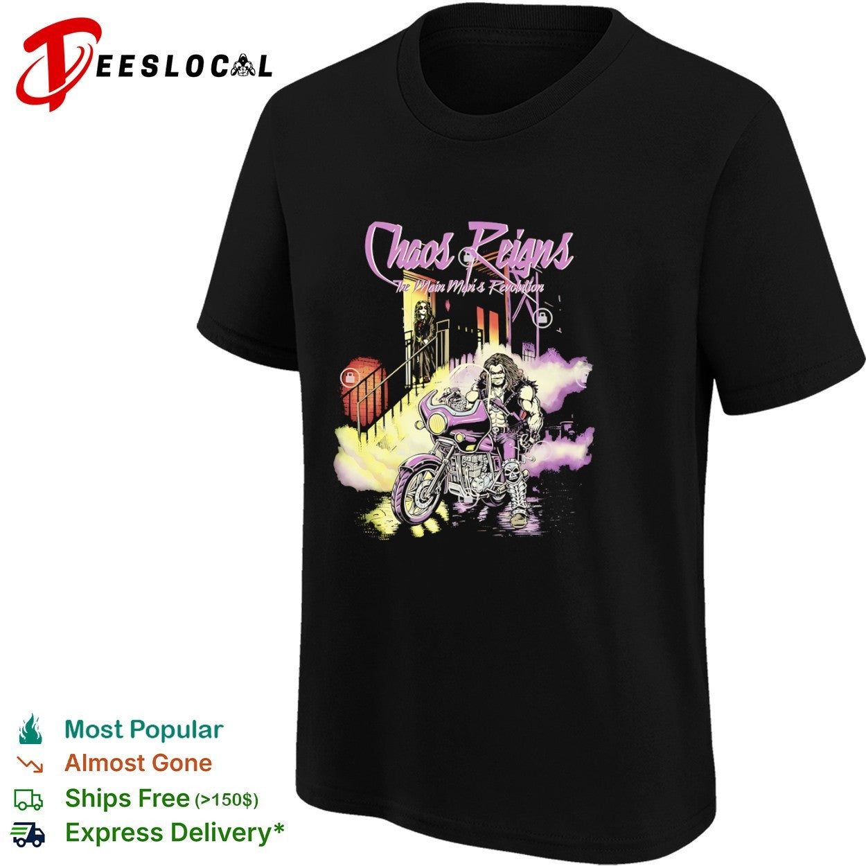 Chaos Reigns The Main Mans Revolution shirt