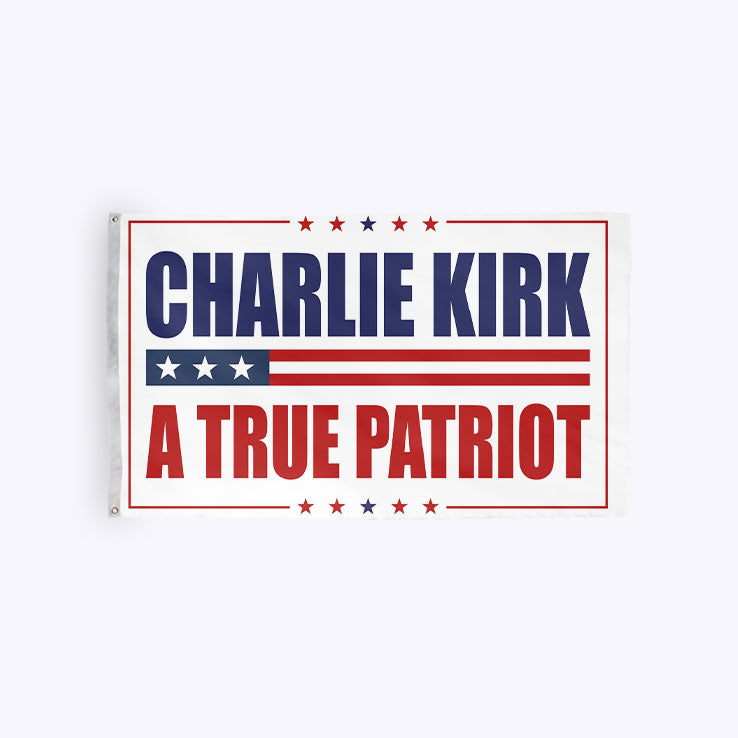 Charlie Kirk A True Patriot Wall Flag