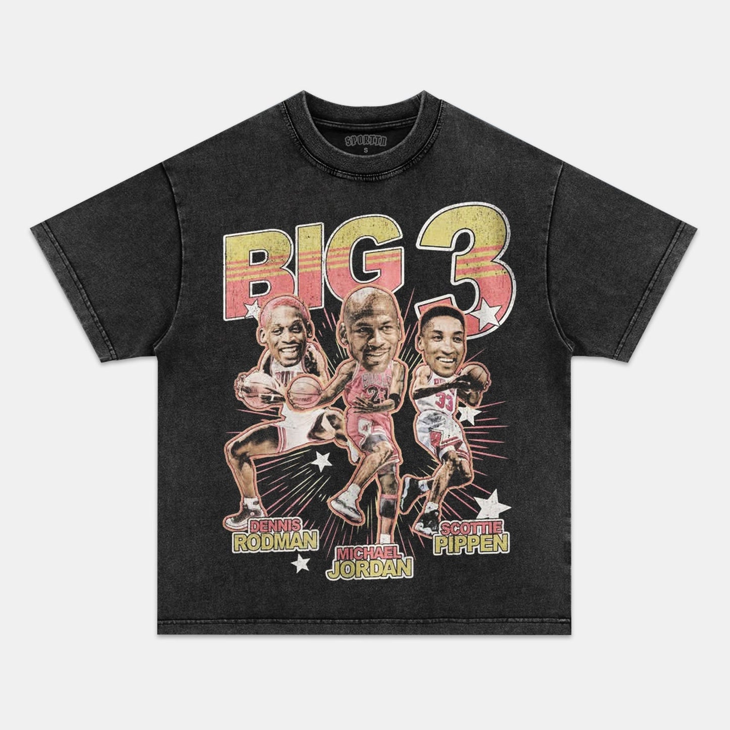 CHICAGO BULLS BIG 3 TEE - clothing by TeeHivey.com (Image 4)