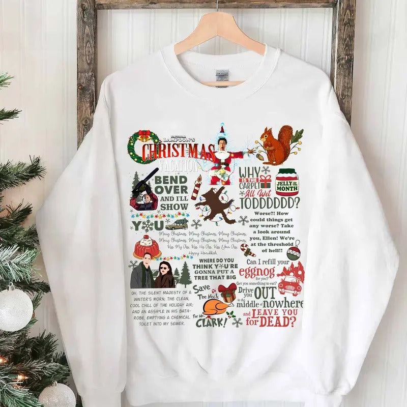 Christmas Vacation Rant New Sweatshirt, National Lampoons Sweatshirt