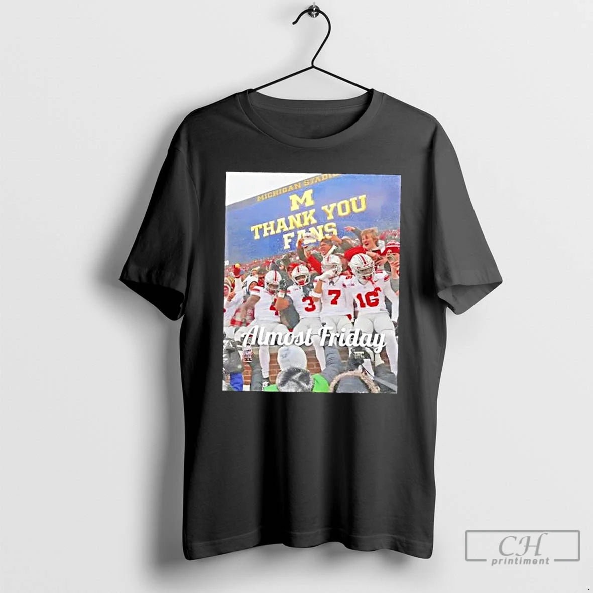 Classic Almost Friday Michigan Stadium Thank You Fans - clothing by TeeHivey.com