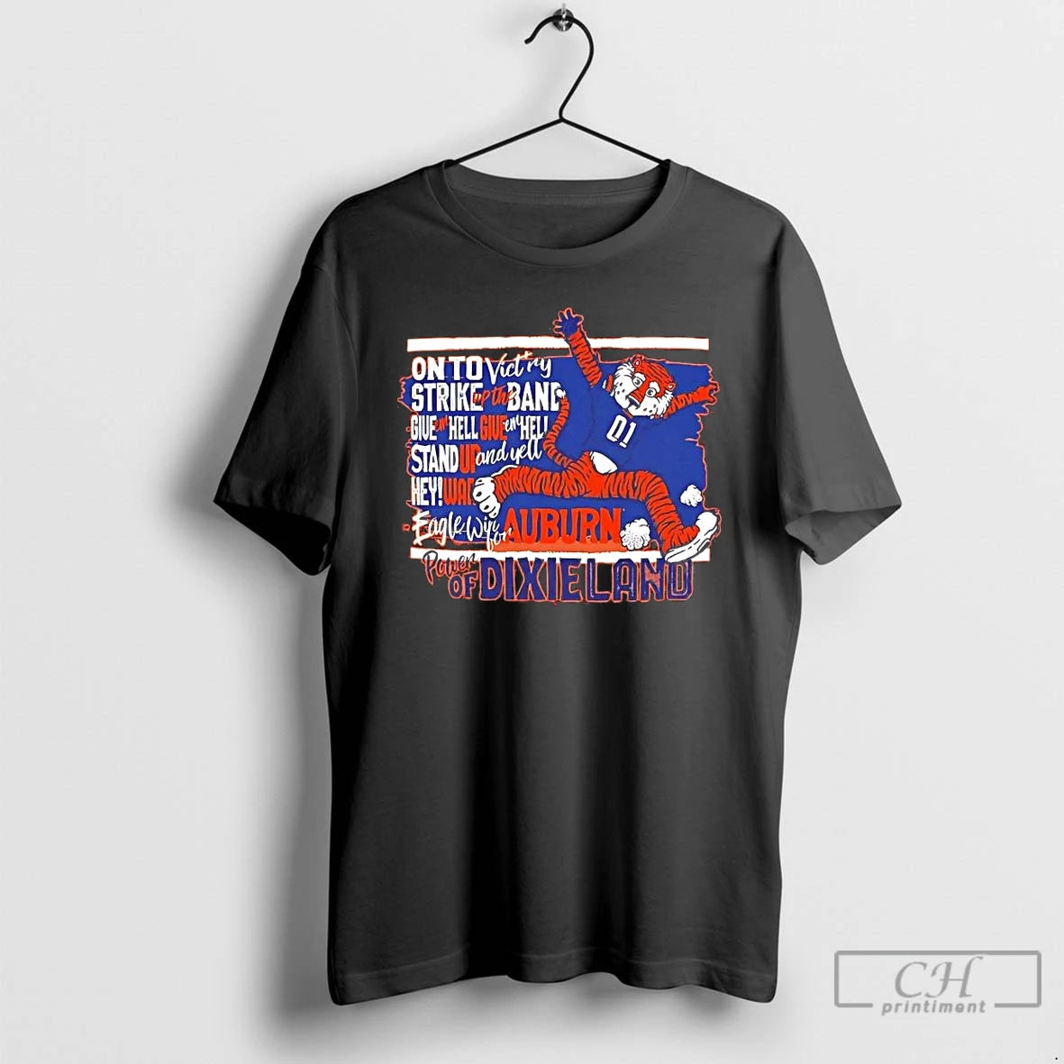 Classic Auburn Tigers Winning Chant On To Victory Strike Up The Band T Shirts Sweater - clothing by TeeHivey.com