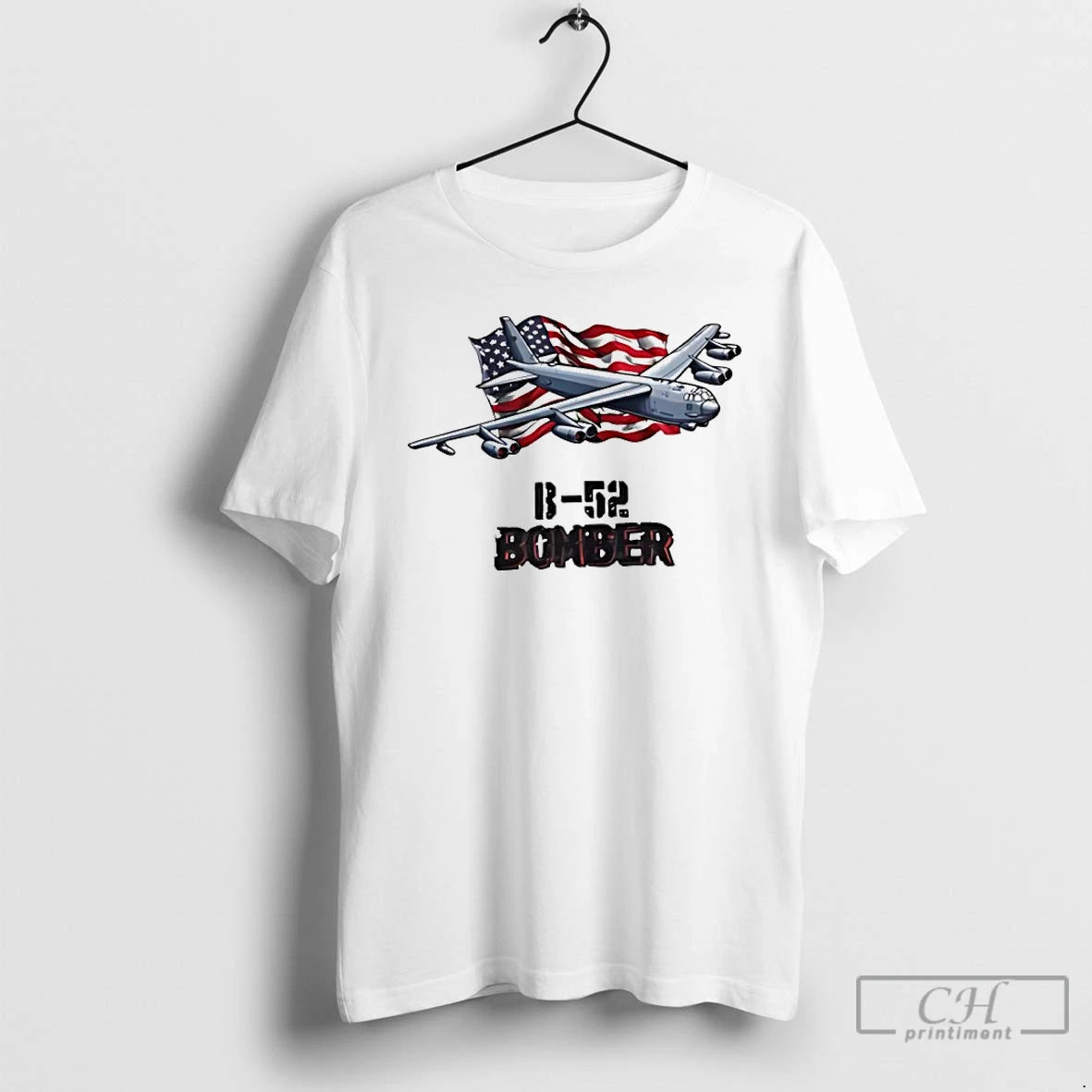 Classic B 52 Bomber Usa Flag - clothing by TeeHivey.com