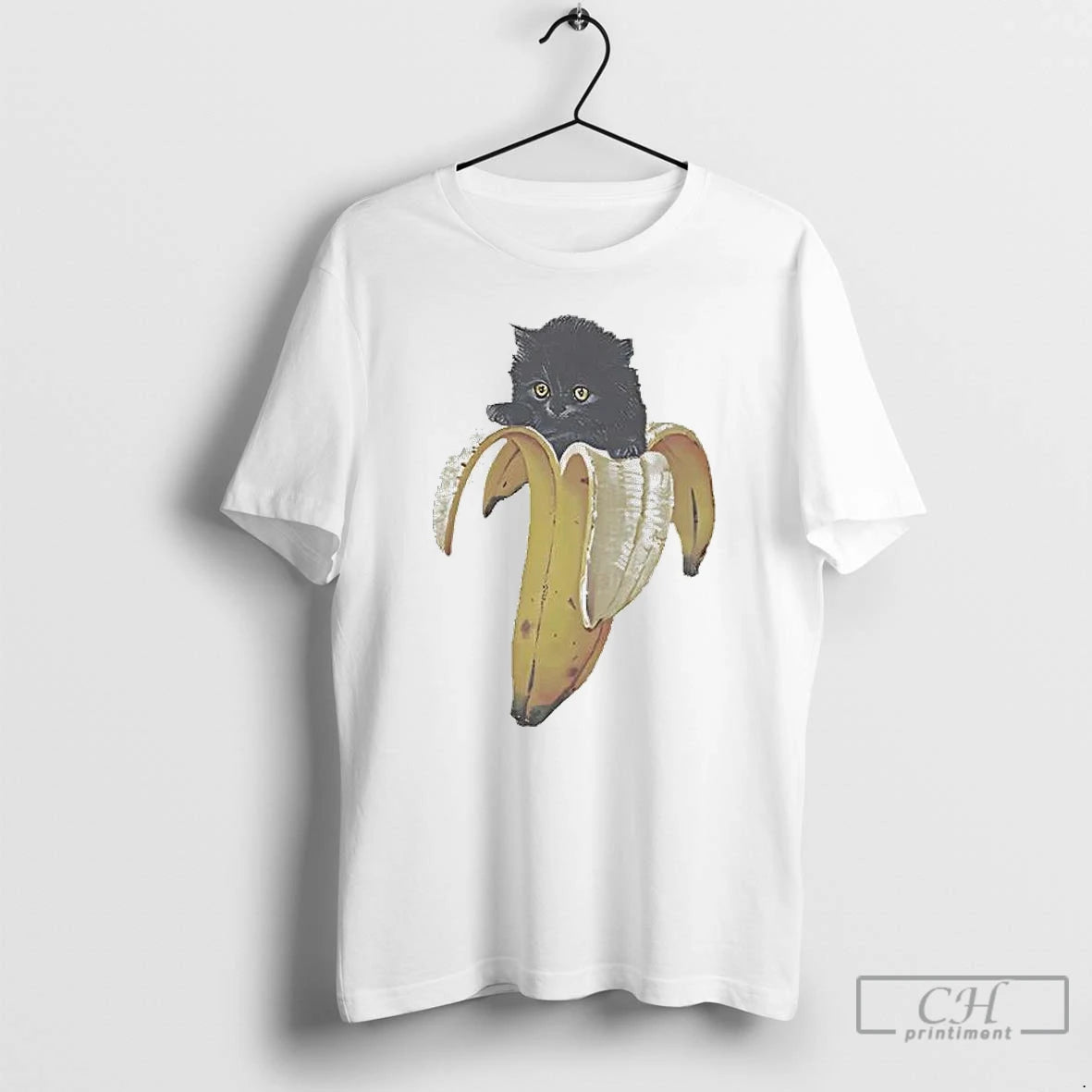 Classic Banana Black Cat - clothing by TeeHivey.com