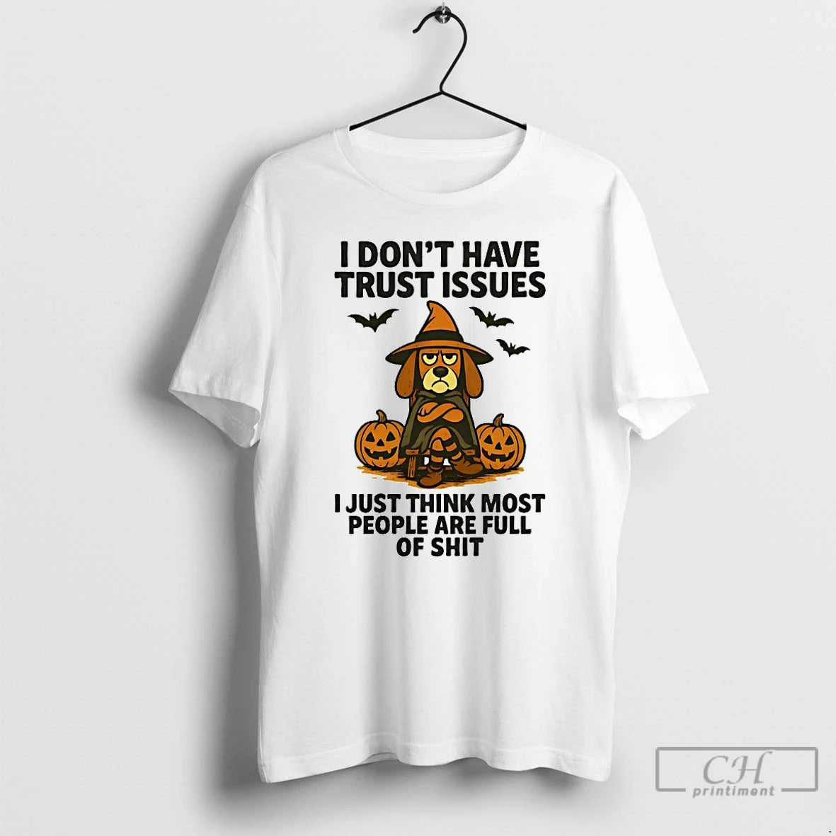 Classic Beagle I Dont Have Trust Issues Halloween T Shirts - clothing by TeeHivey.com