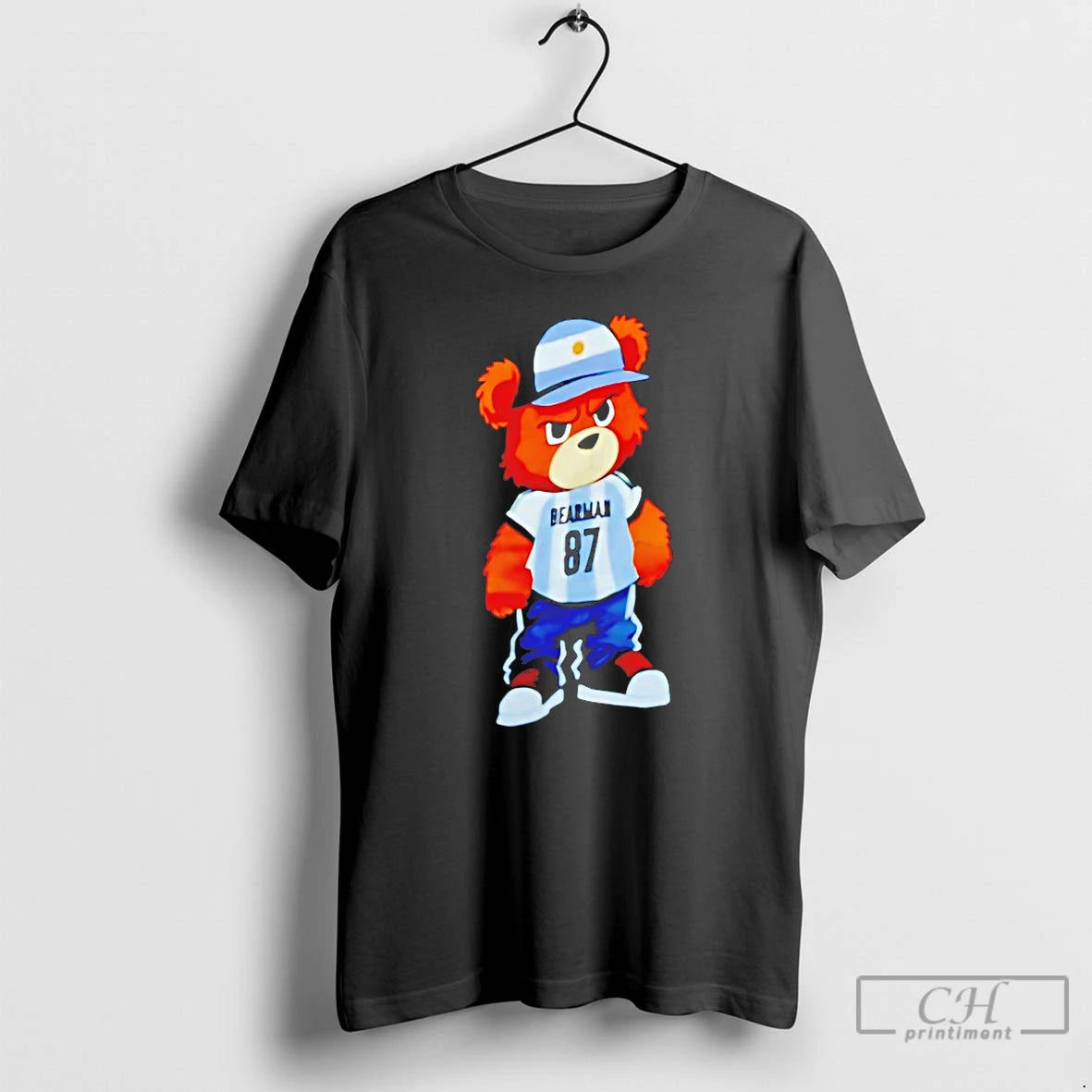 Classic Bearman 87 Teddy Bear - clothing by TeeHivey.com