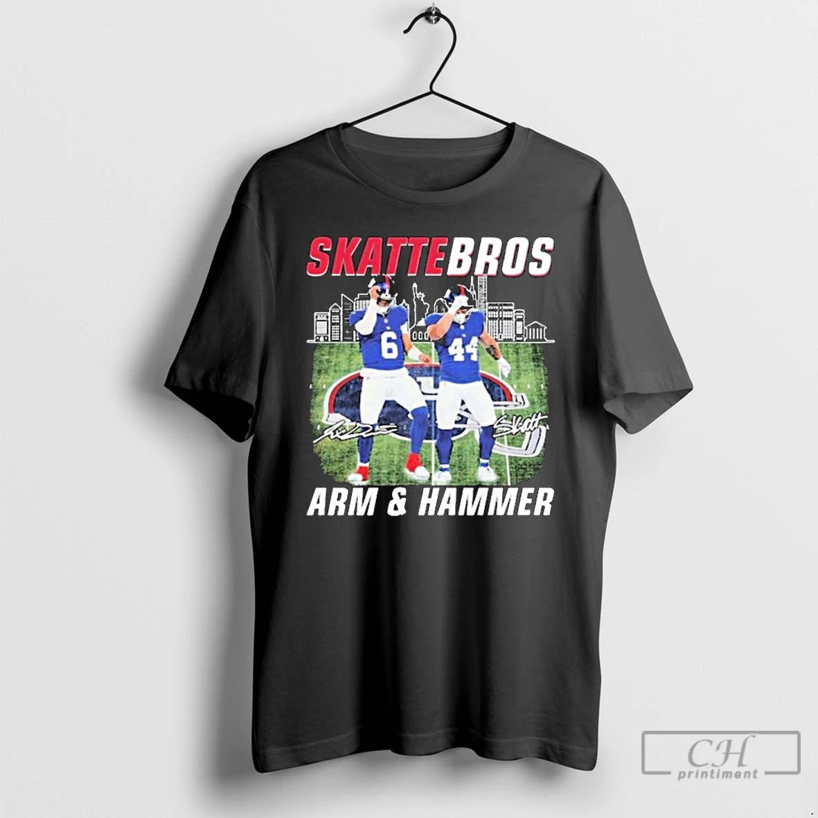 Classic Cam Skattebo And Jaxson Dart Skattebros Arm Hammer Signatures Long Sleve T Shirts - clothing by TeeHivey.com