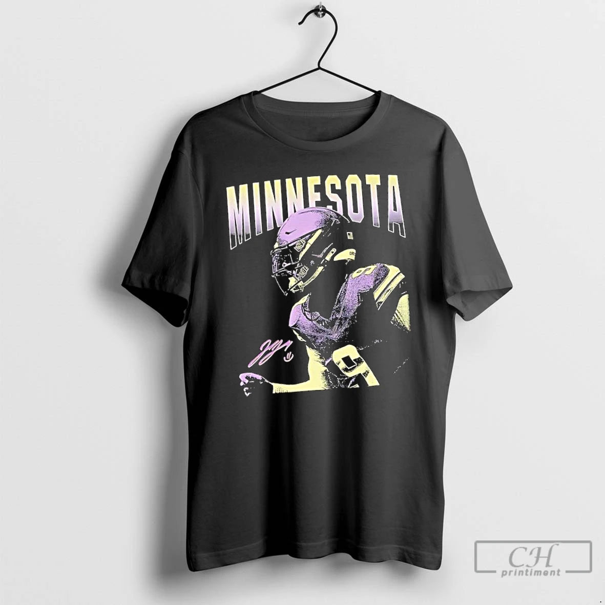 Classic Camiseta Vintage De Jj Mccarthy Minnesota Vikings Signature T Shirts - clothing by TeeHivey.com