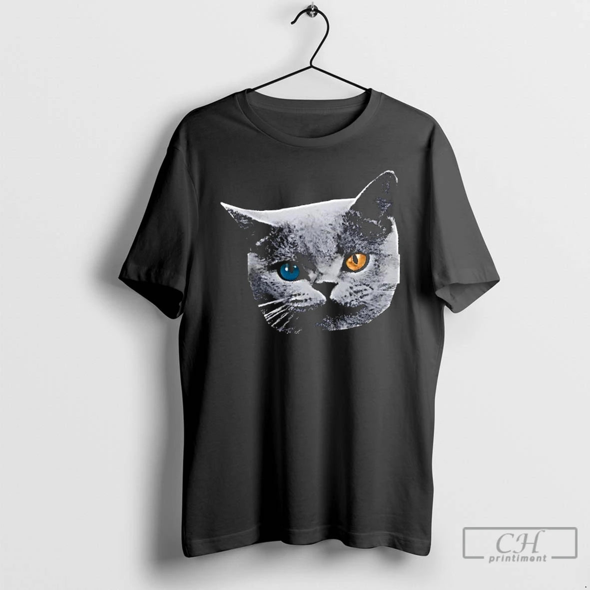 Classic Cat British Shorthair Heterochromia - clothing by TeeHivey.com