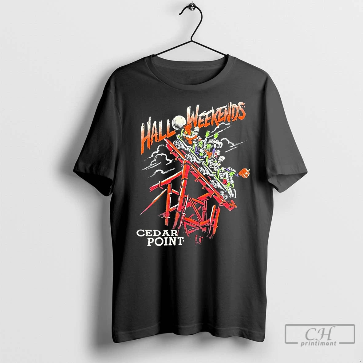 Classic Cedar Point Sirens Halloweekends Coaster - clothing by TeeHivey.com