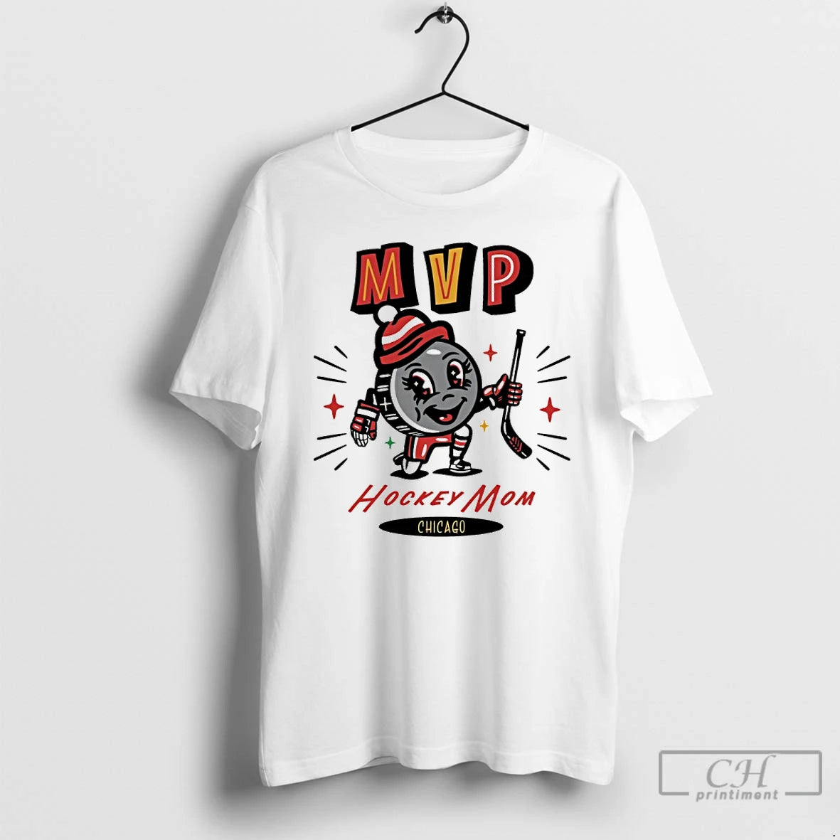Classic Chicago Blackhawks 2025 Mvp Hockey Mom - clothing by TeeHivey.com