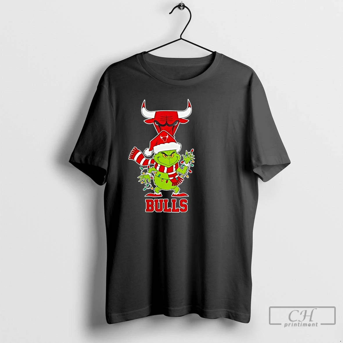 Classic Chicago Bulls X Grinch Santa Nba Christmas T Shirts - clothing by TeeHivey.com
