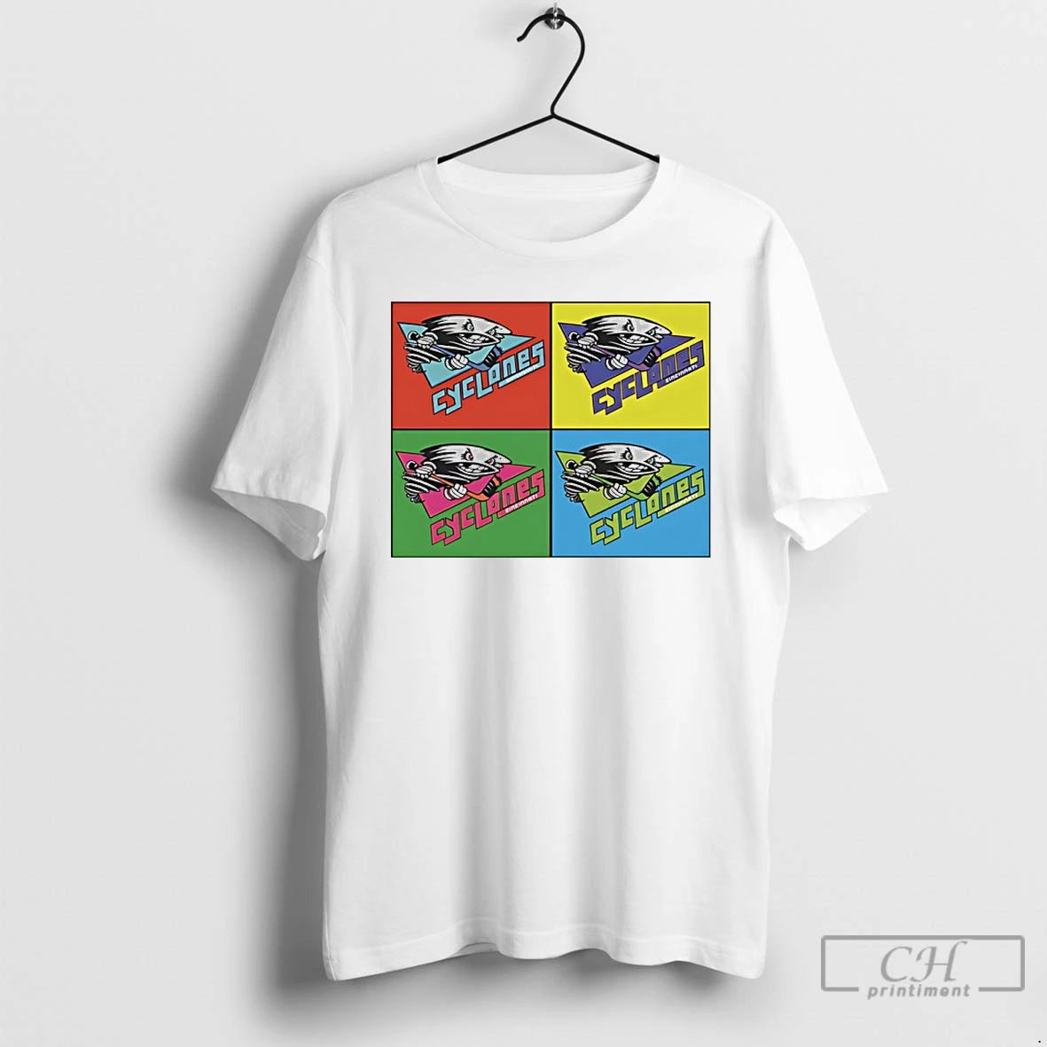 Classic Cincinnati Cyclones Warhol T Shirts - clothing by TeeHivey.com