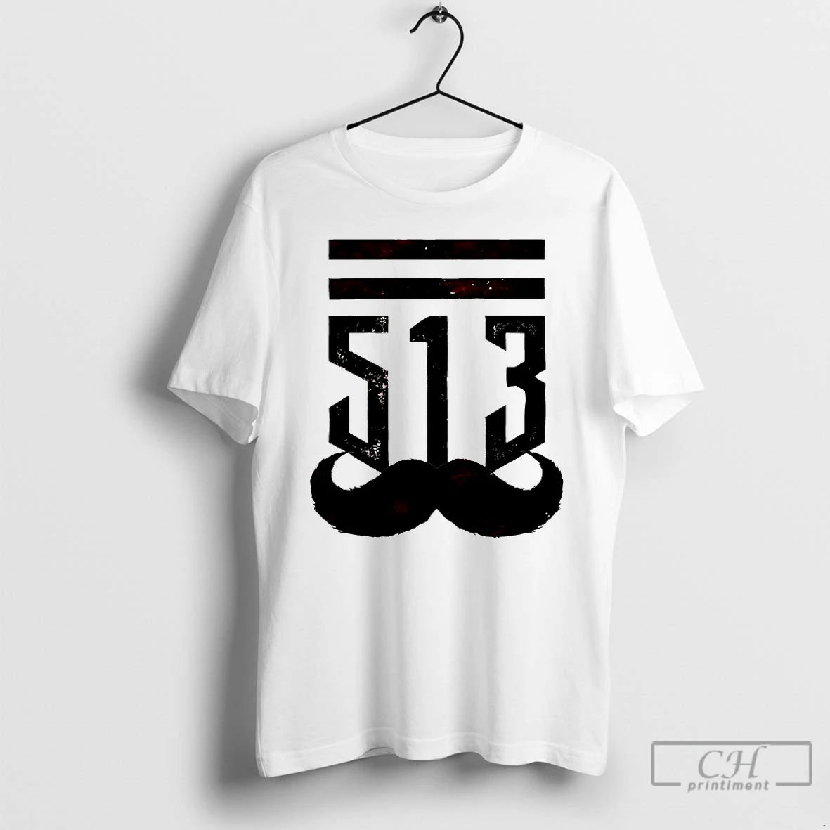 Classic Cincinnati Reds The 513 Stache