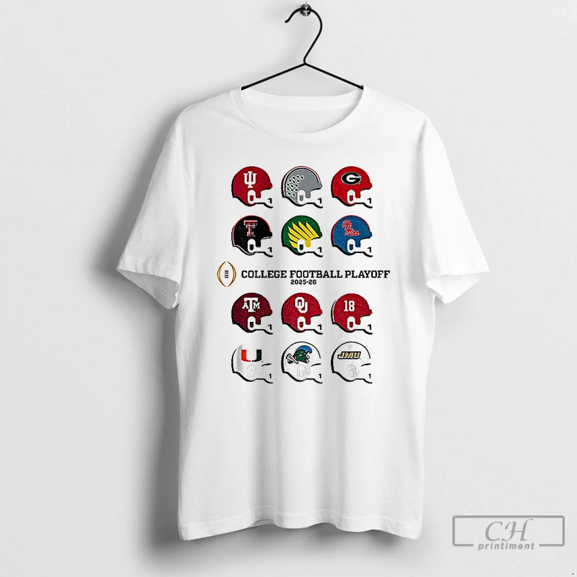 Classic College Football Playoff Cfp Toy Team Helmets 2025 Cfp Field Logo T Shirts Sweater - clothing by TeeHivey.com