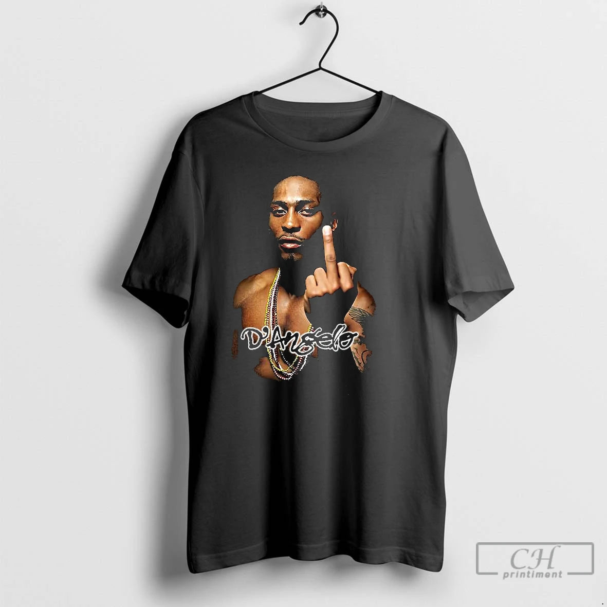 Classic Dangelo Middle Finger Gang T Shirts - clothing by TeeHivey.com