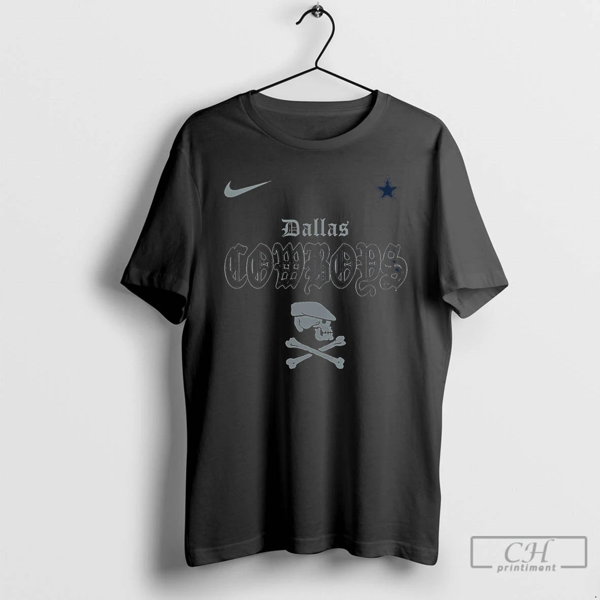 Classic Dallas Cowboys X Dropkick Murphys Go Cowboys Skull Logo