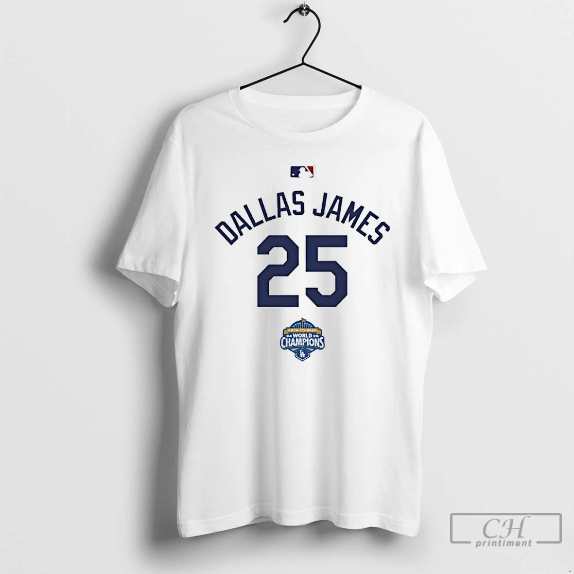 Classic Dallas James 25 Back To Back Champs World Champions - clothing by TeeHivey.com