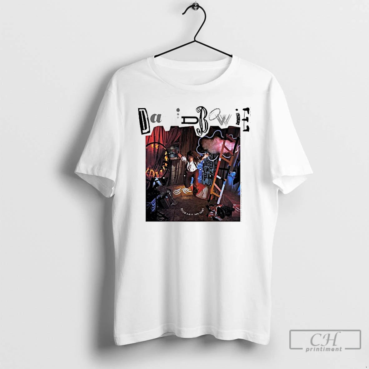 Classic David Bowie Never Let Me Down Album Cover - clothing by TeeHivey.com