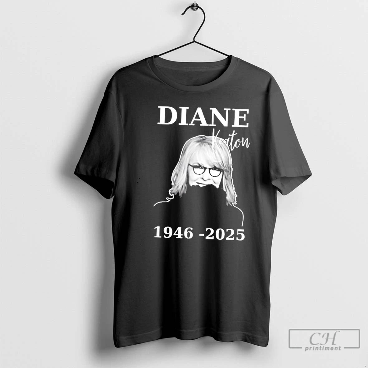 Classic Diane Keaton Celebrity Memorial 1946 2025 T Shirts - clothing by TeeHivey.com