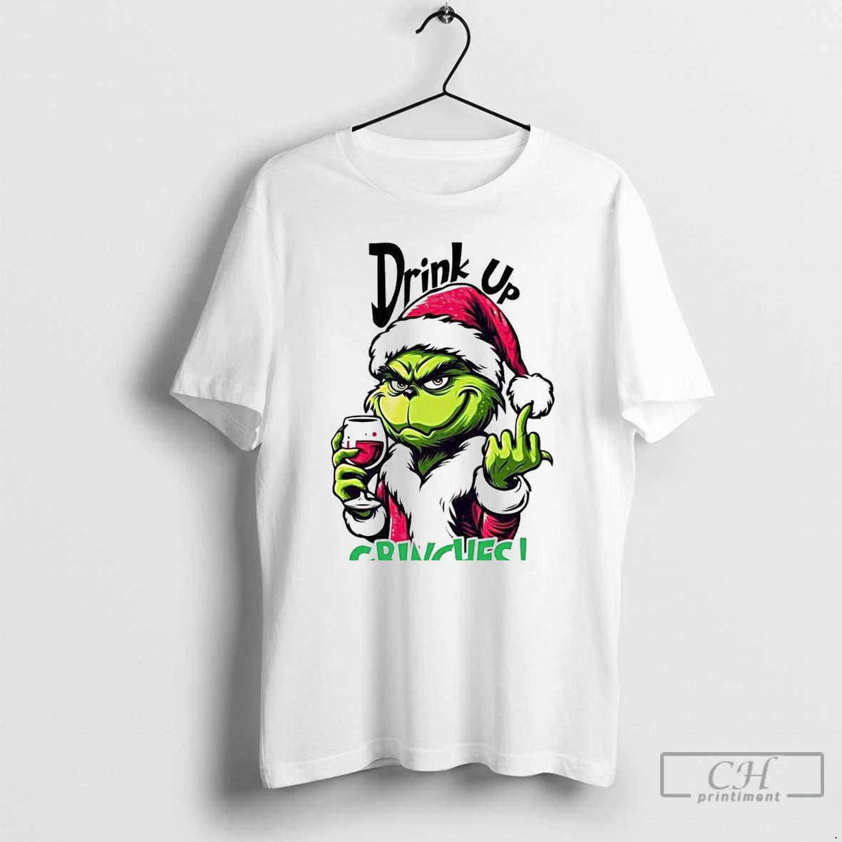 Classic Drink Up Grinches Christmas White T Shirts - clothing by TeeHivey.com