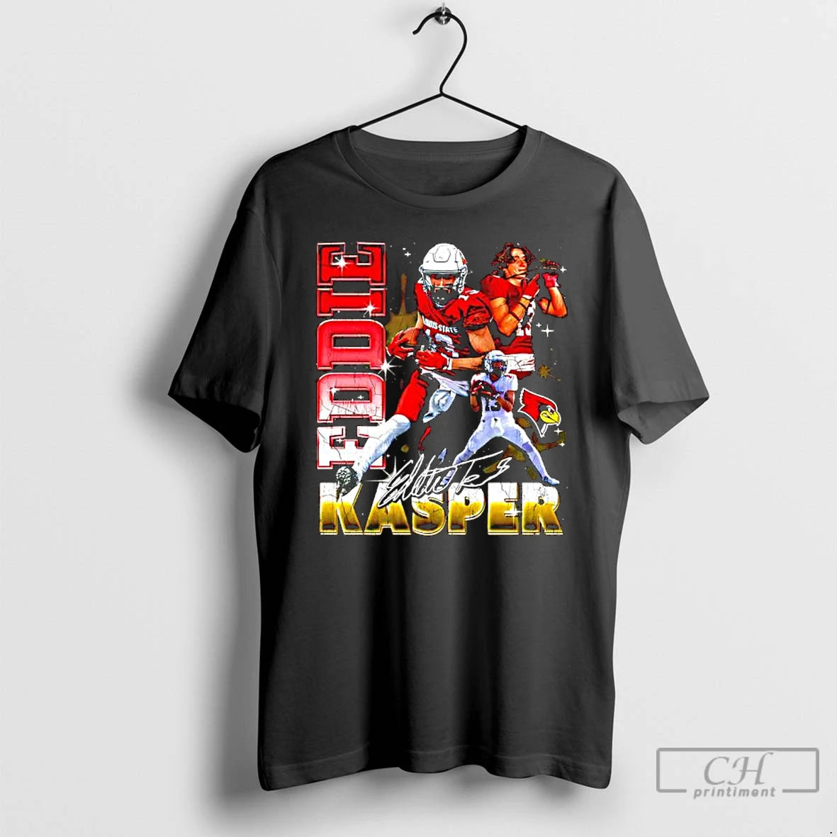 Classic Eddie Kasper Louisville Cardinals Signature Football Players - clothing by TeeHivey.com
