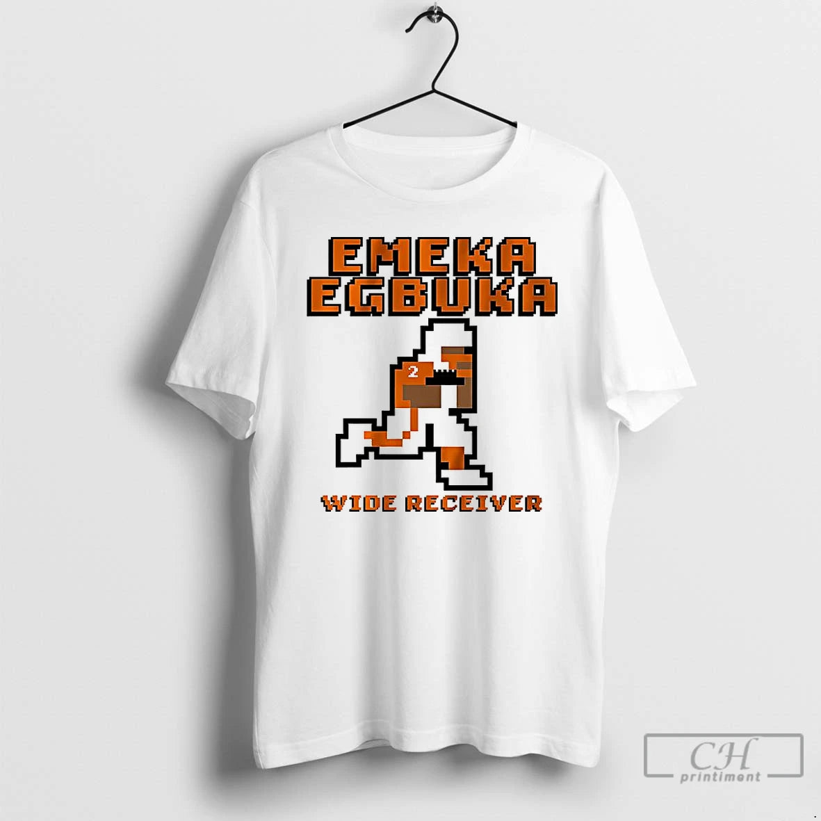 Classic Emeka Egbuka Tampa Bay Buccaneers Football Wide Receiver Retro Baller 8 Bit T Shirts - clothing by TeeHivey.com