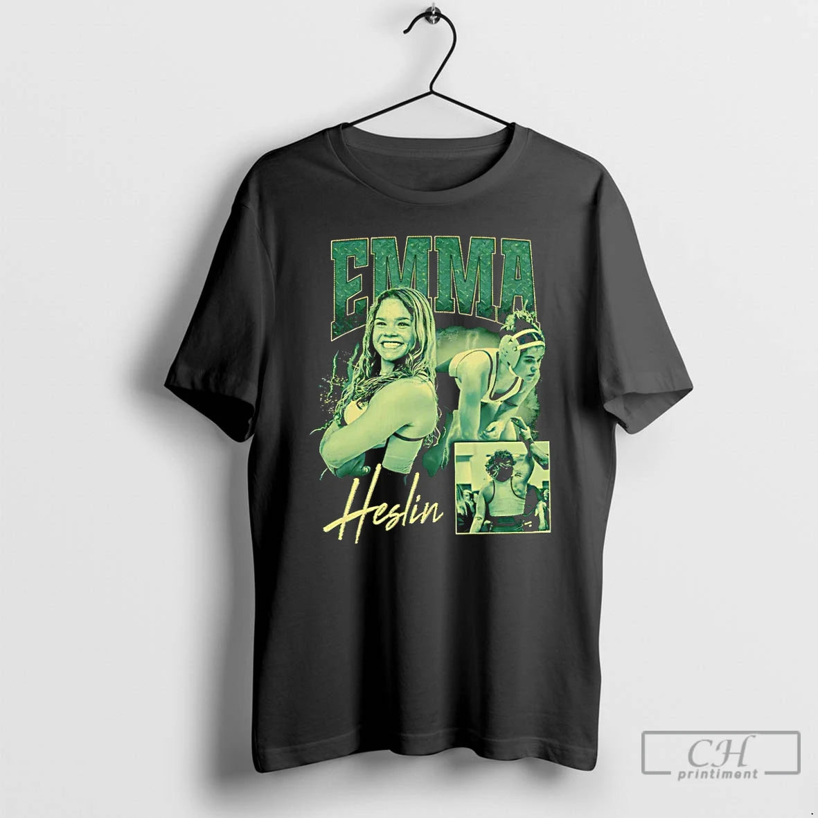 Classic Emma Heslin Nmu Wildcats Wrestling Player Collage - clothing by TeeHivey.com