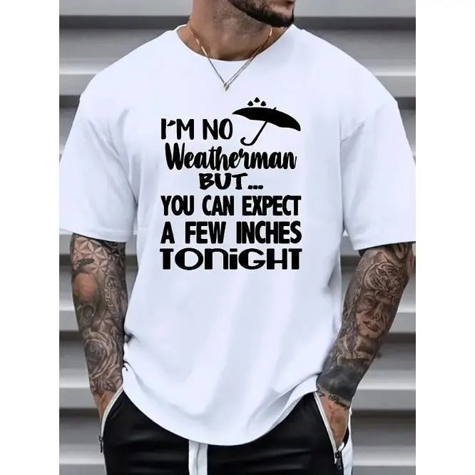 Classic Fit Cotton Print Short Sleeve Tee Shirt - T-Shirts - Breathable Knit Fabric, Perfect for Outdoor Activities, Summer Casual Wear, Comfortable and Soft, Easy Care Made in USA