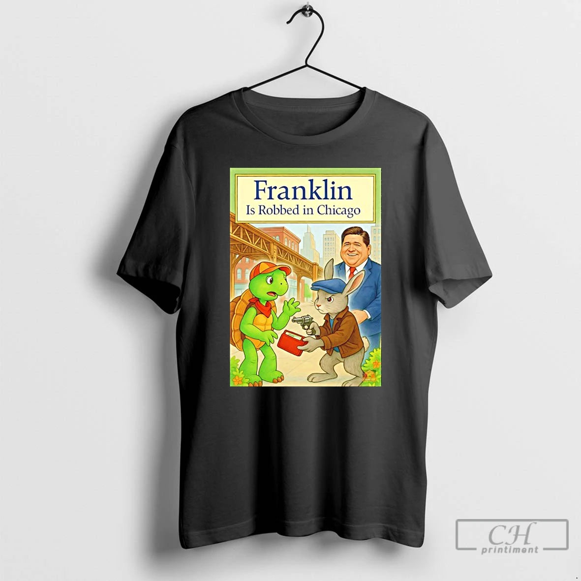 Classic Franklin Is Robbed In Chicago - clothing by TeeHivey.com