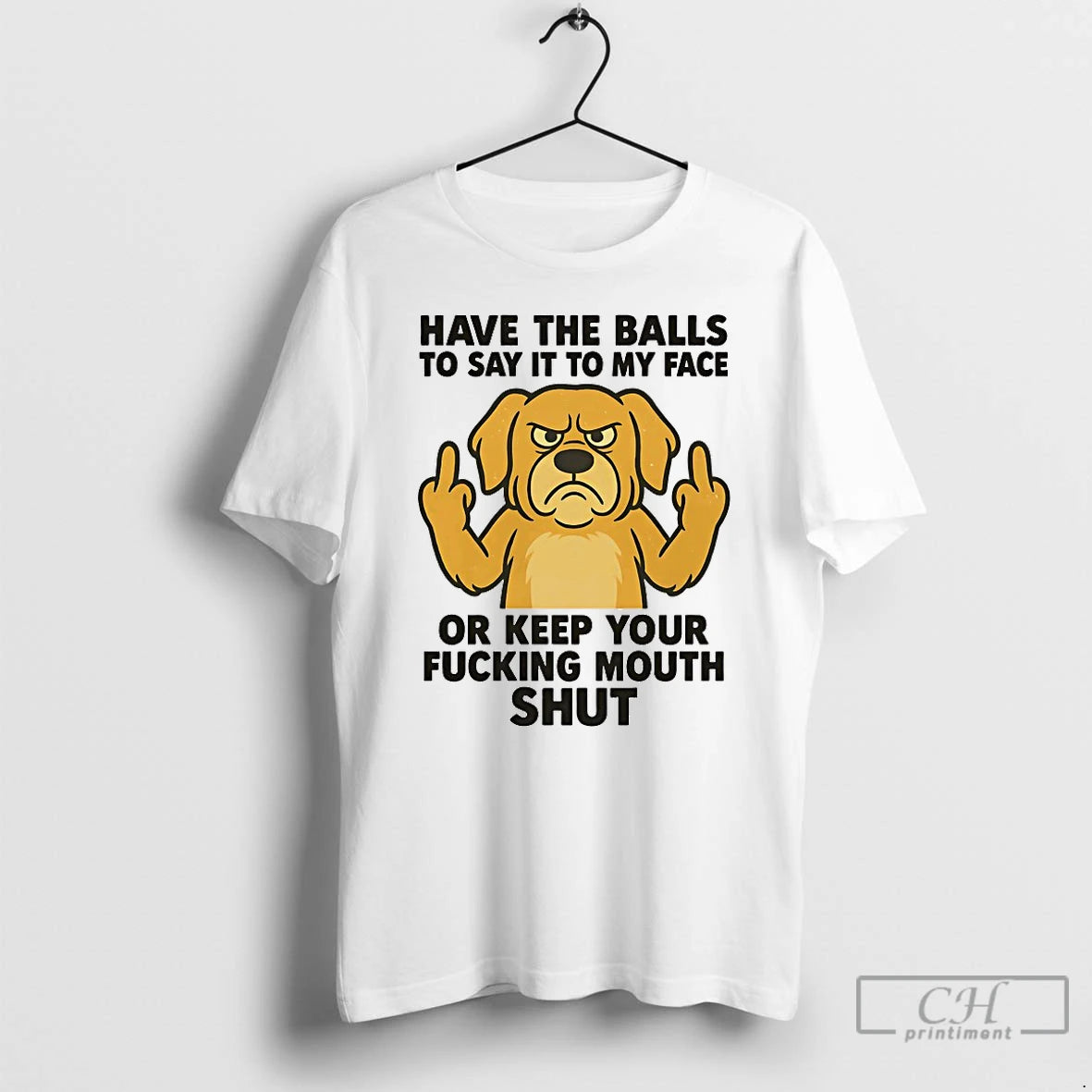 Classic Golden Retriever Have The Balls To Say It To My Face Or Keep Your - clothing by TeeHivey.com