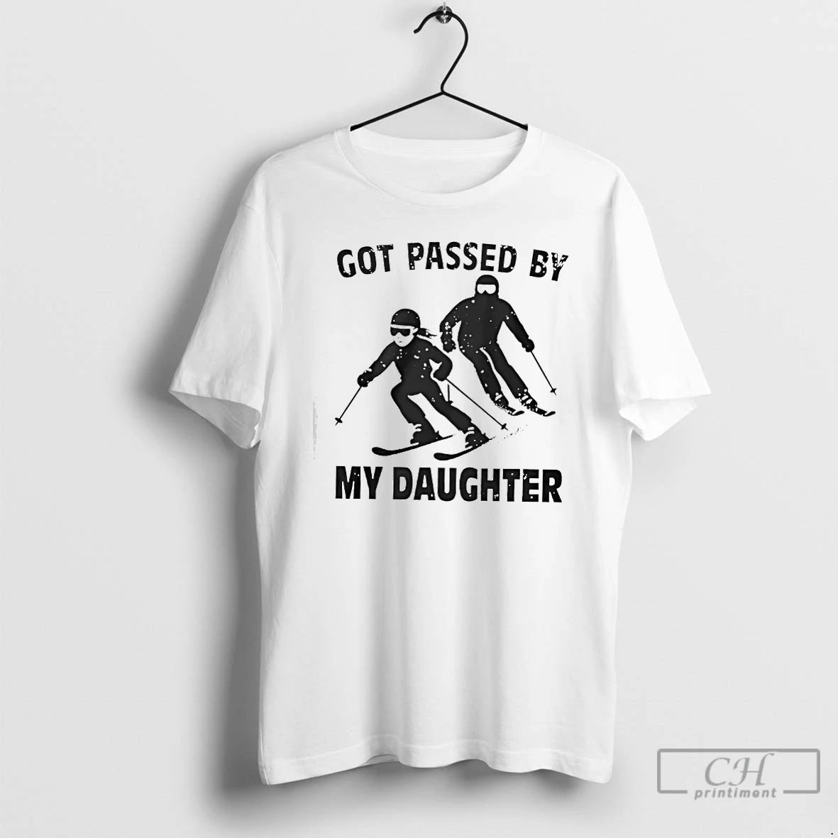 Classic Got Passed By My Daughter Skiing - clothing by TeeHivey.com