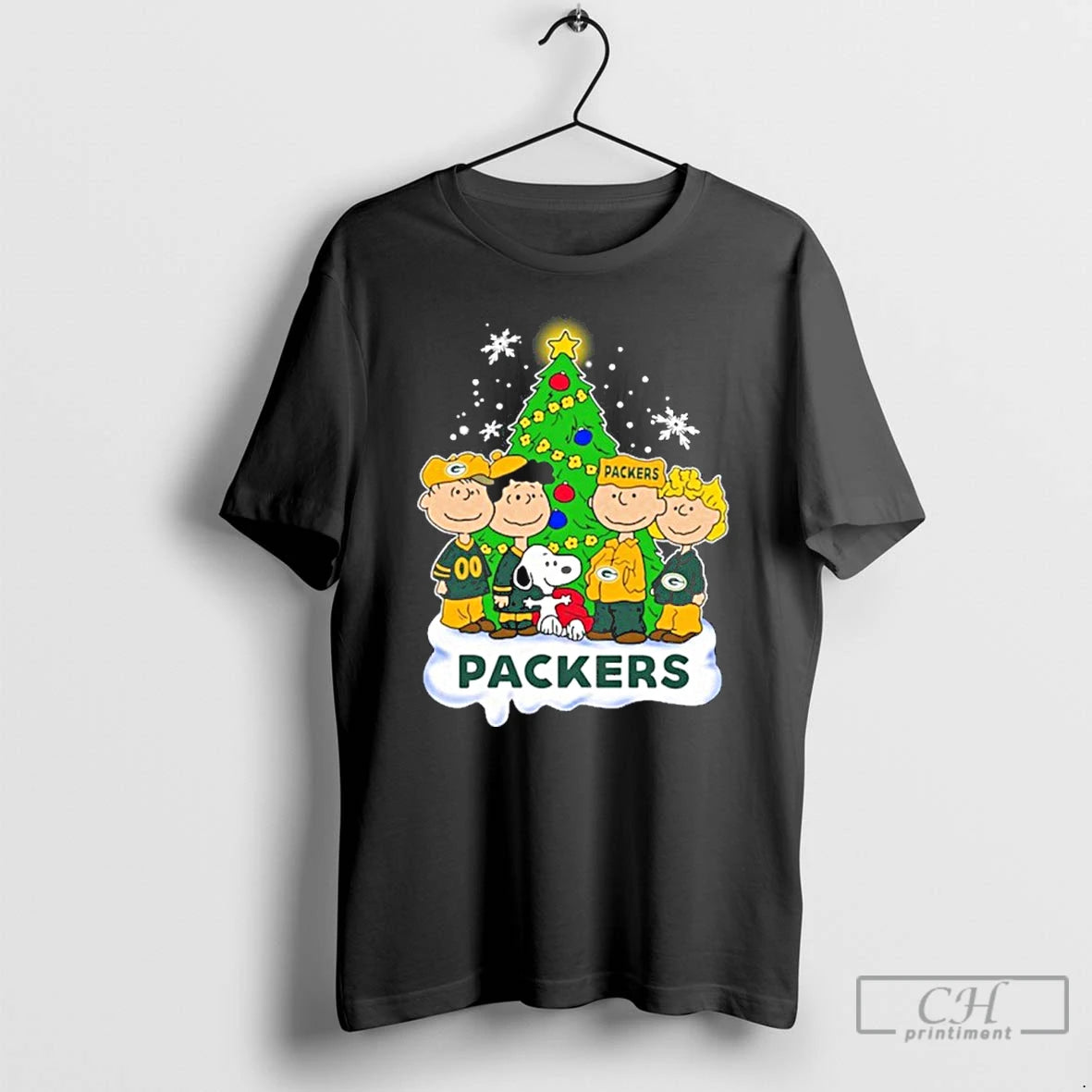 Classic Green Bay Packers X The Peanuts Merry Christmas T Shirts - clothing by TeeHivey.com
