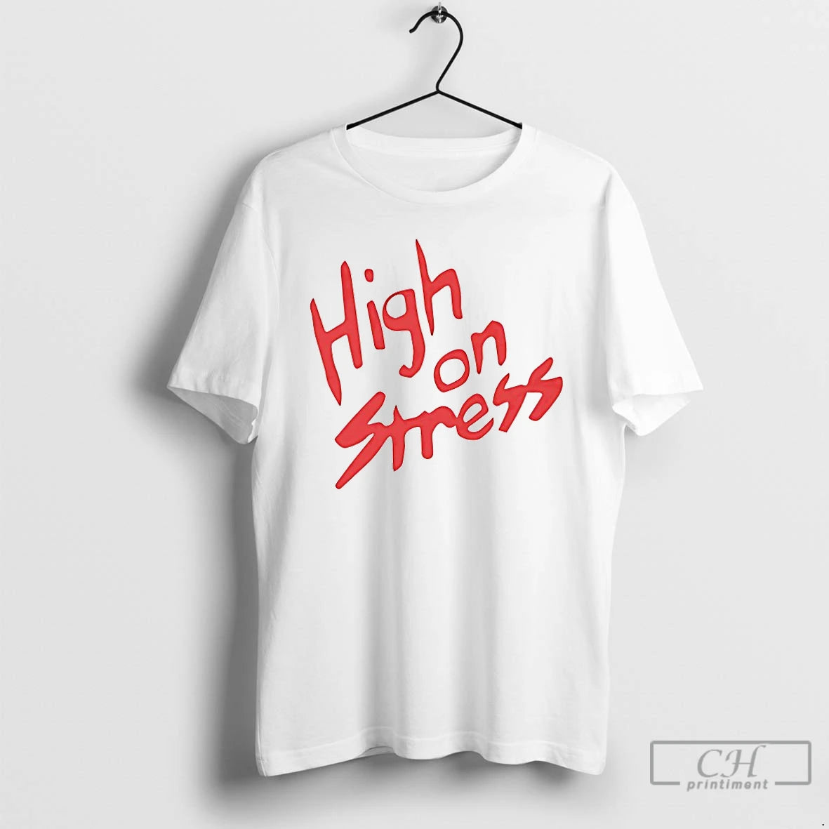 Classic High On Stress Baseball T Shirts - clothing by TeeHivey.com