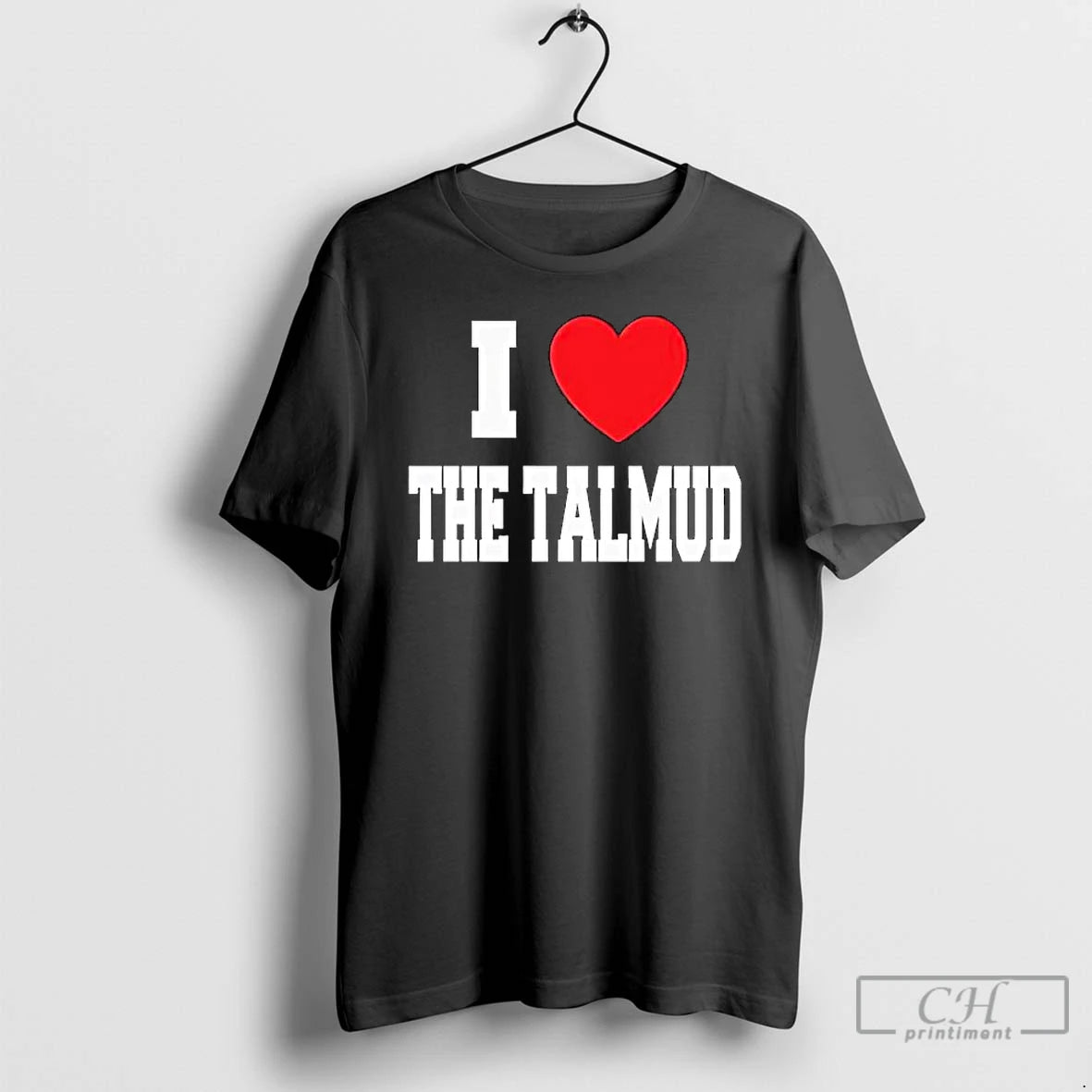 Classic I Love The Talmud Heart Symbol - clothing by TeeHivey.com