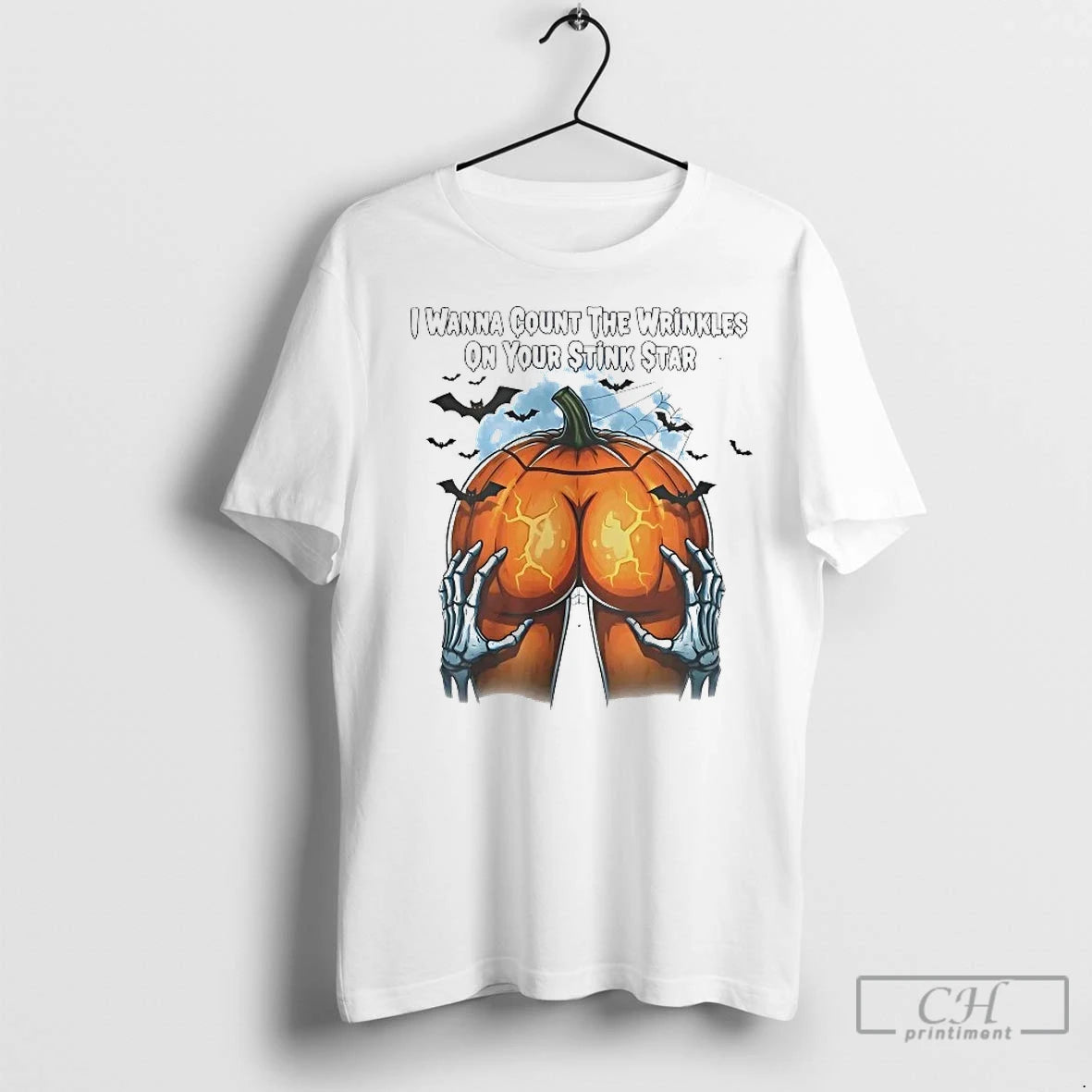 Classic I Wanna Count The Wrinkles On Your Stink Star Ass Halloween - clothing by TeeHivey.com