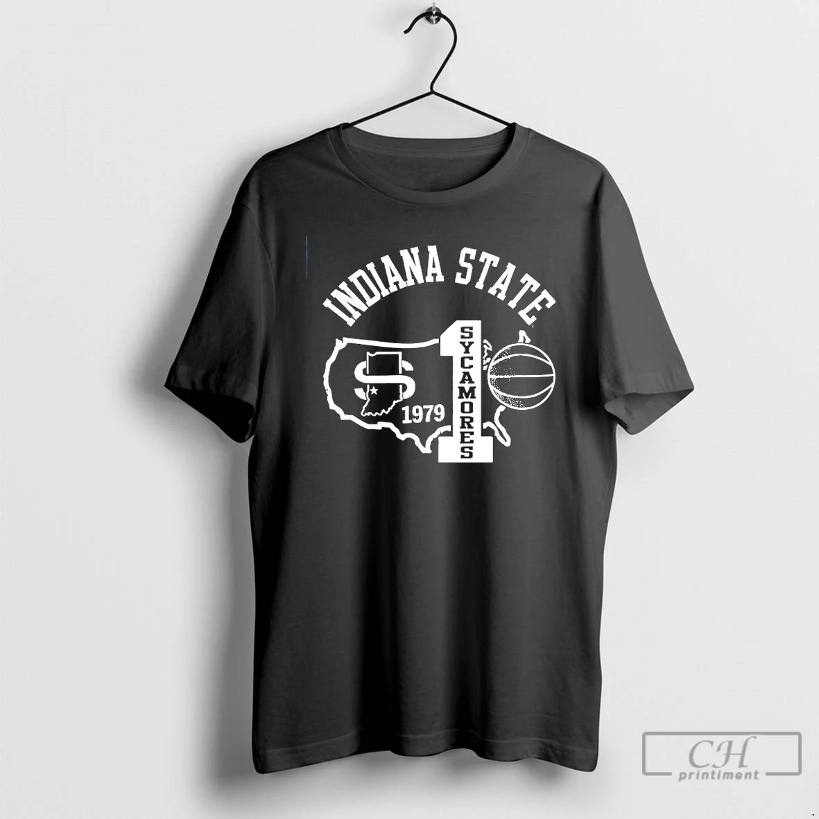Classic Indiana State Sycamores Basketball 1979 Number One Vintage