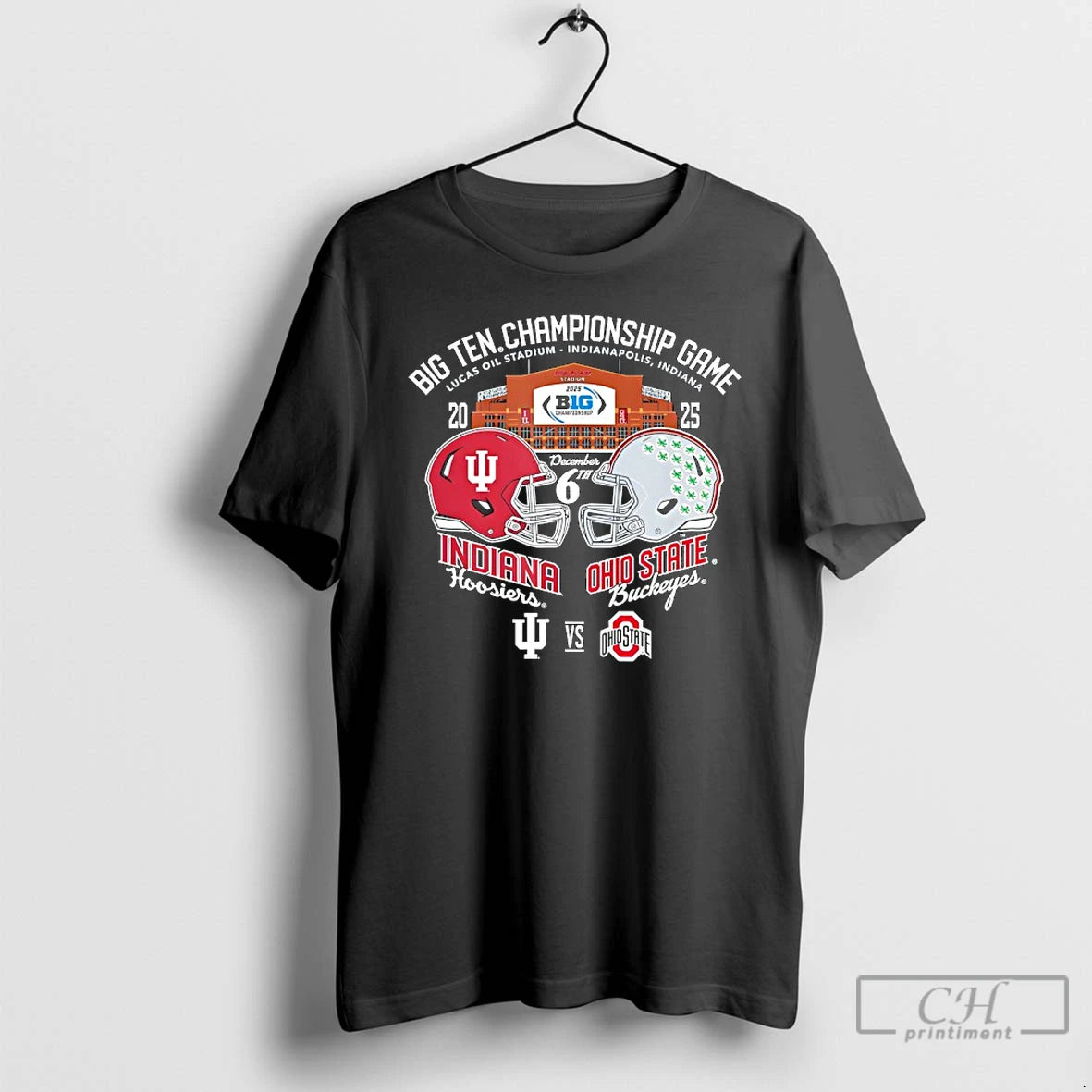Classic Indiana Vs Ohio State Big Ten Championship 2025 Football - clothing by TeeHivey.com