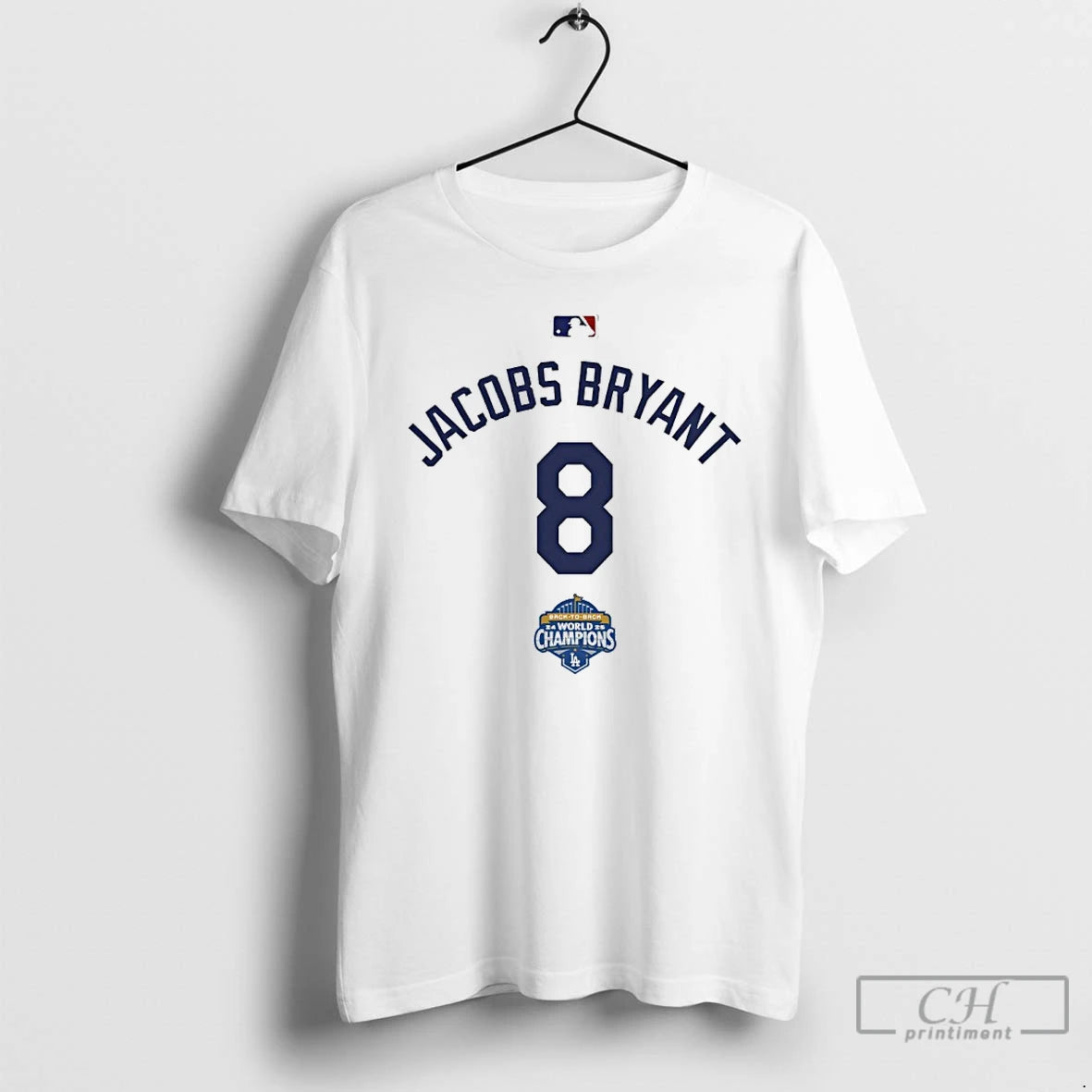 Classic Jacobs Bryant 8 Back To Back Champs World Champions - clothing by TeeHivey.com