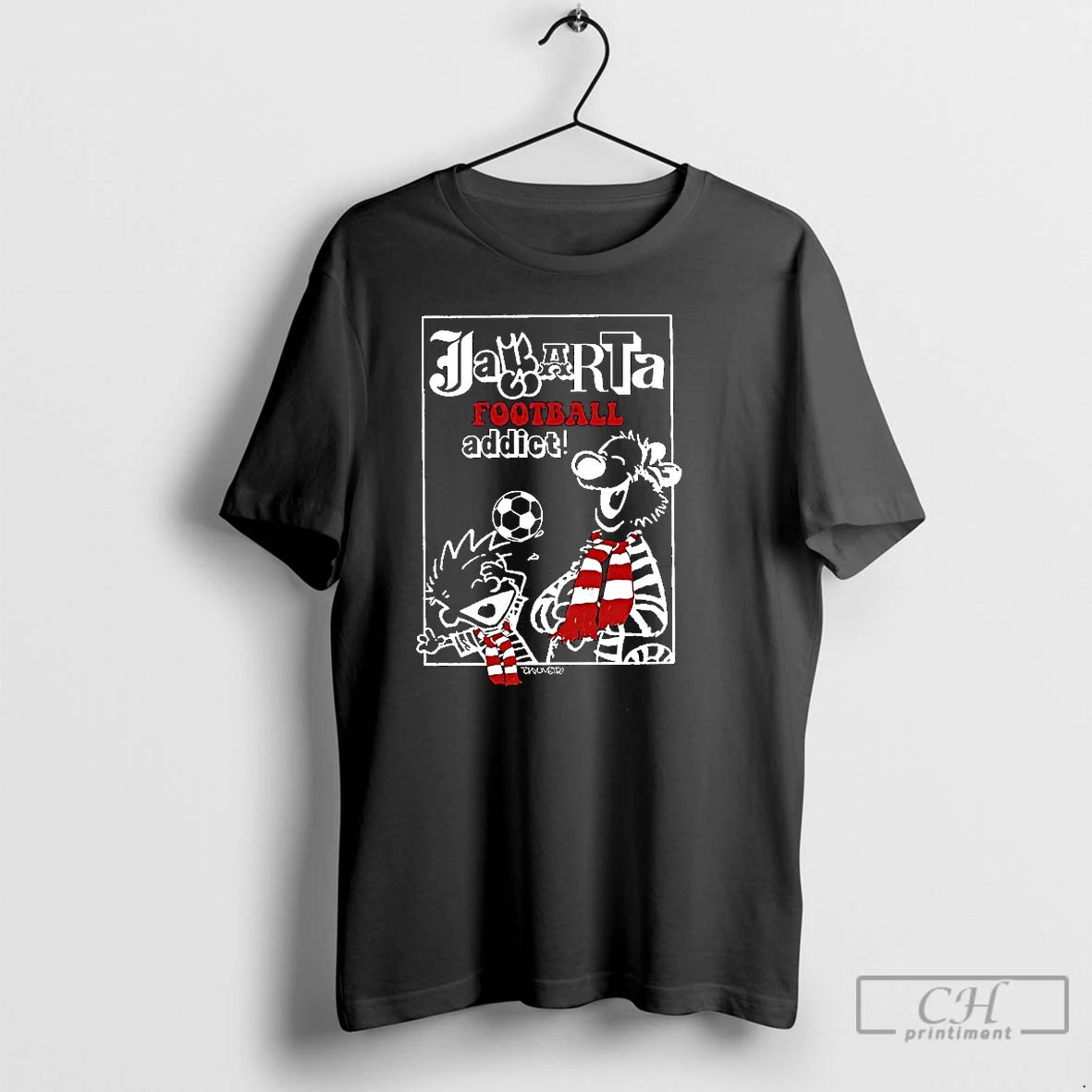Classic Jakarta Football Addict T Shirts - clothing by TeeHivey.com