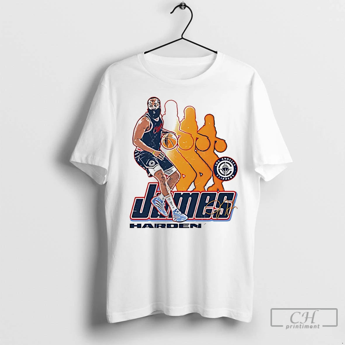 Classic James Harden Los Angeles Clippers Signature Retro - clothing by TeeHivey.com