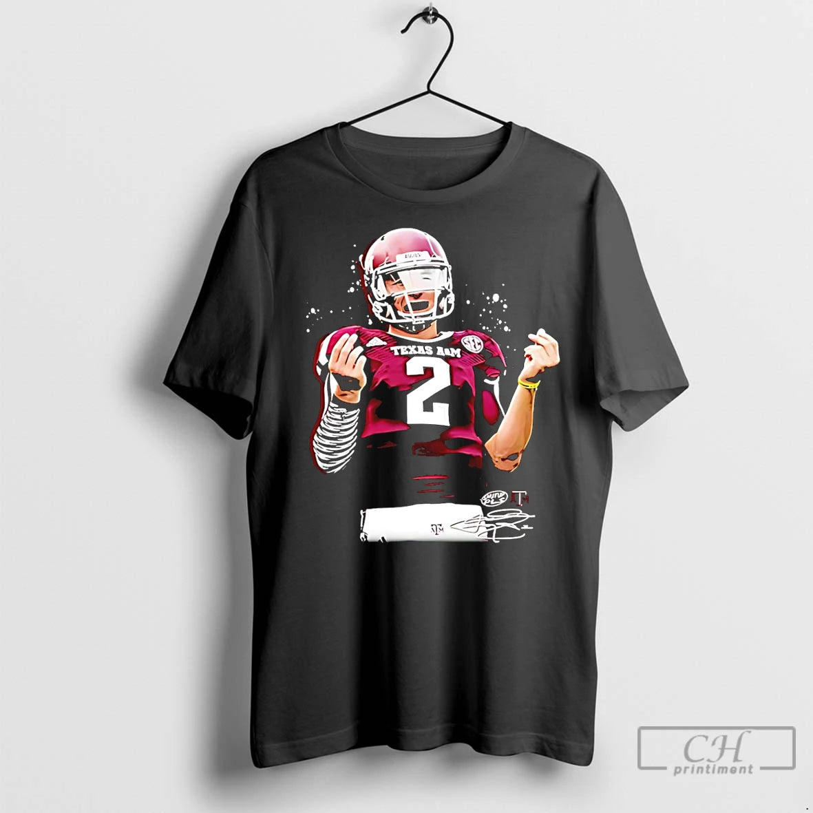 Classic Johnny Manziel Texas Am Aggies Player Collage Signature - clothing by TeeHivey.com