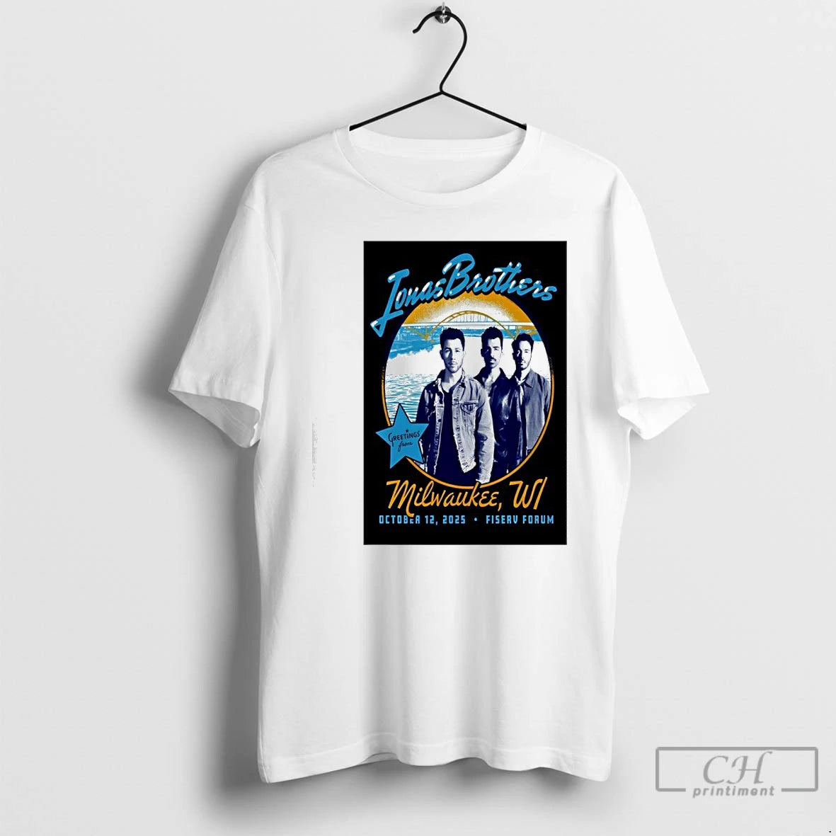 Classic Jonas Brothers Oct 12 2025 Fiserv Forum Milwaukee Wi T Shirts - clothing by TeeHivey.com