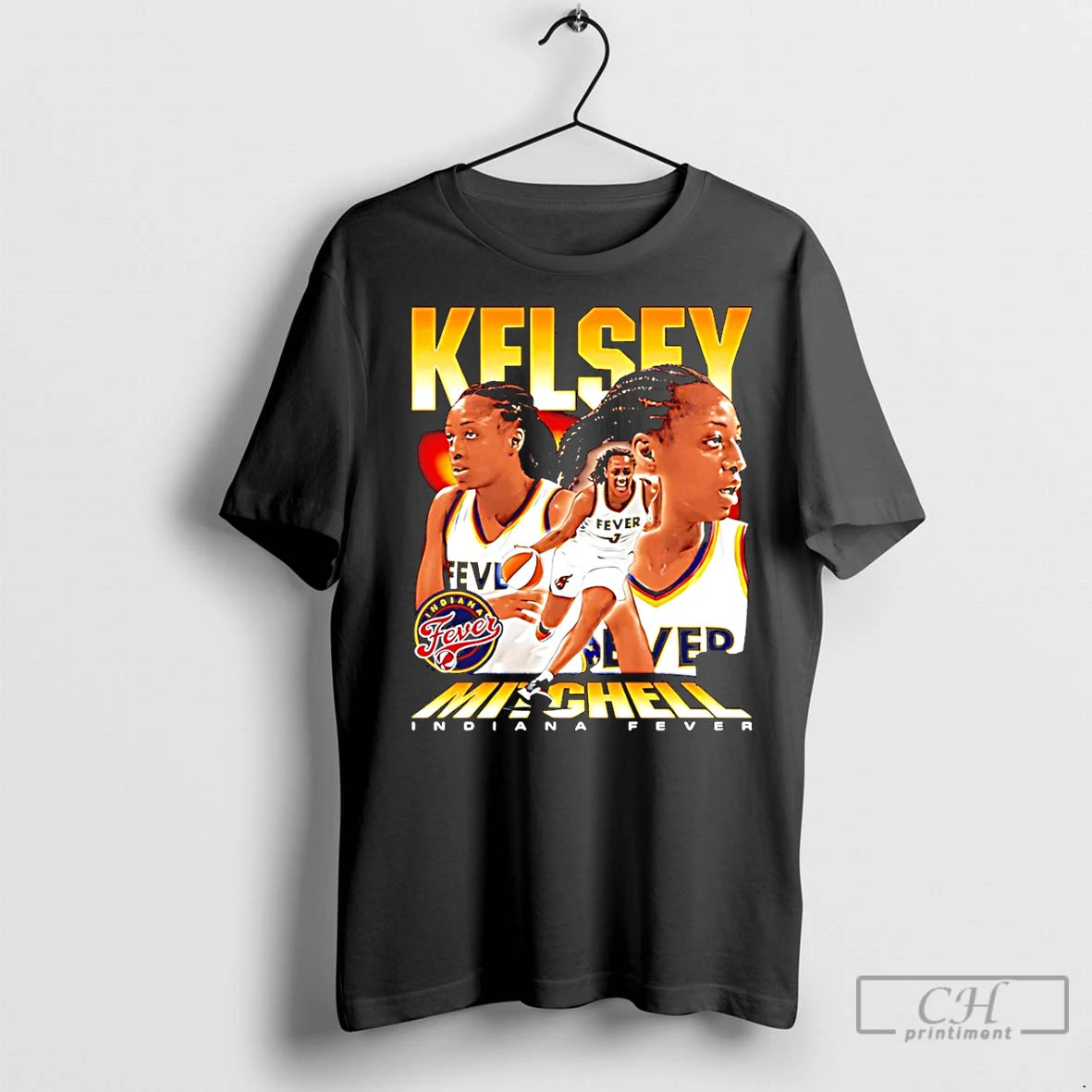 Classic Kelsey Mitchell Indiana Fever Player Collage - clothing by TeeHivey.com