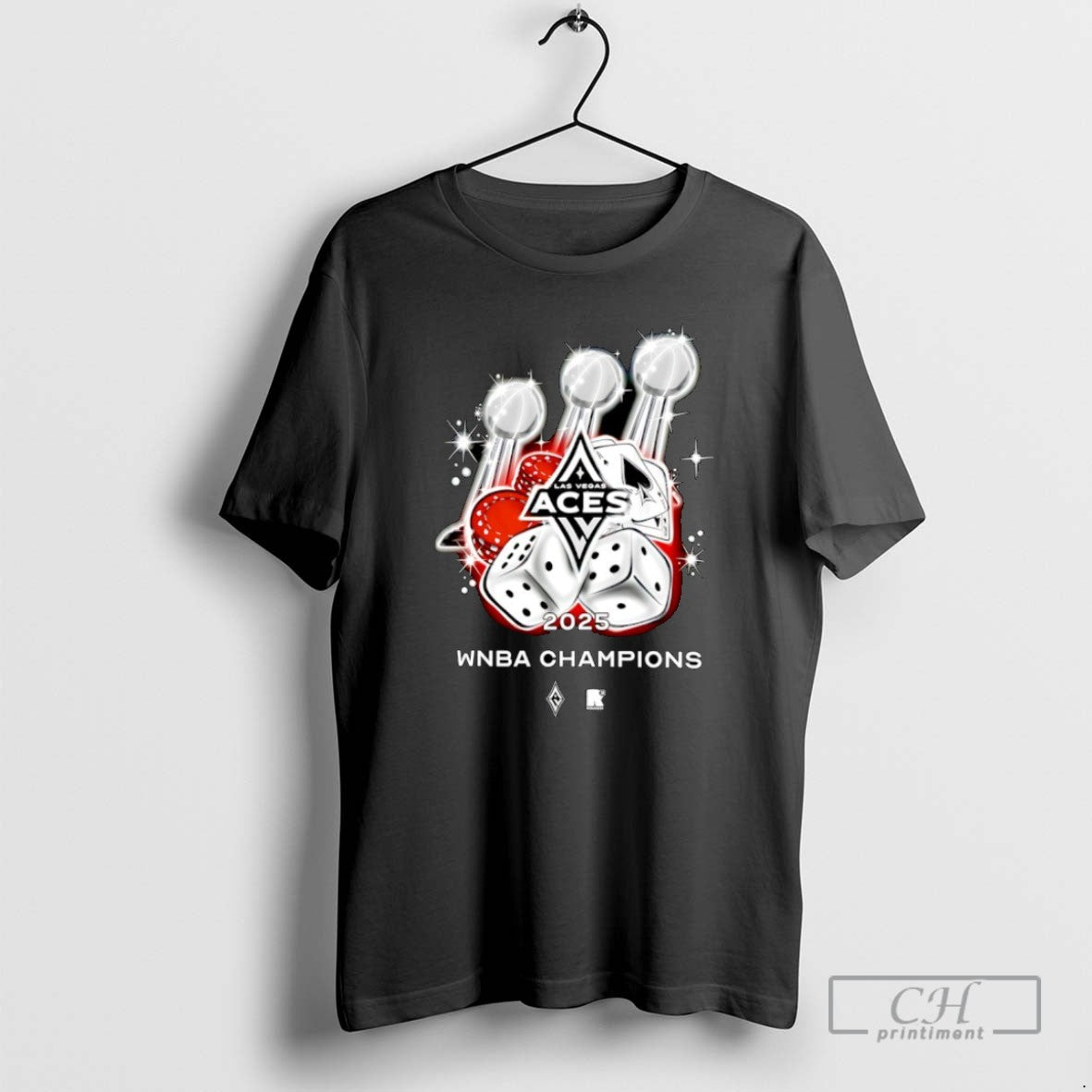 Classic Las Vegas Aces Three Time Wnba Champions 2025 Casino T Shirts - clothing by TeeHivey.com