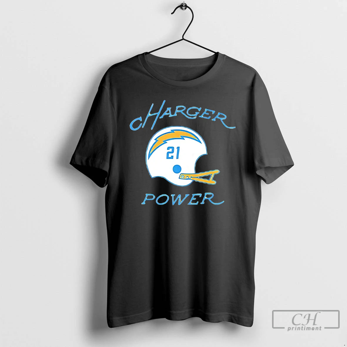 Classic Los Angeles Chargers Charger Power T Shirts - clothing by TeeHivey.com