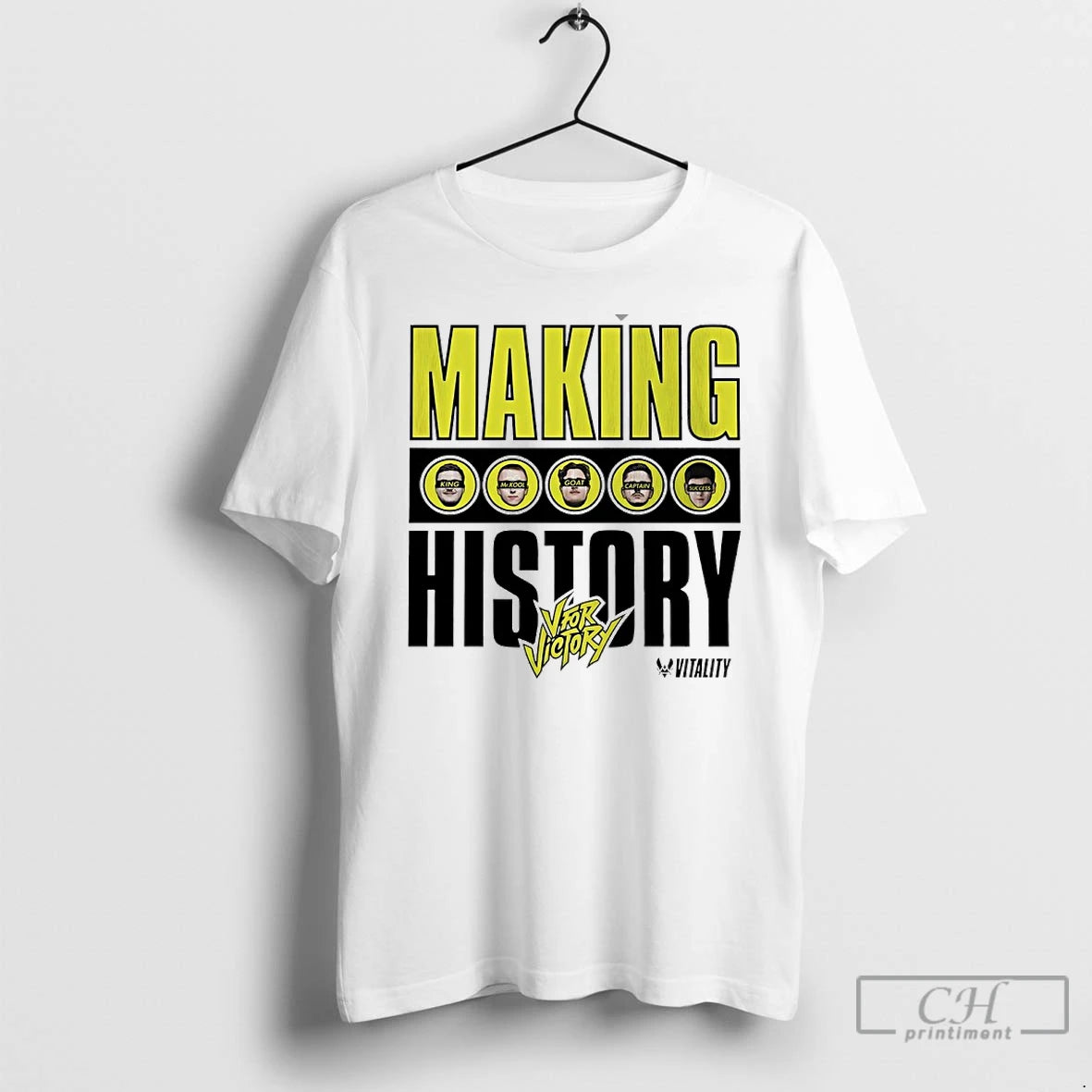 Classic Making History Vfor Victory King Mr Kool Goat Captain Success - clothing by TeeHivey.com