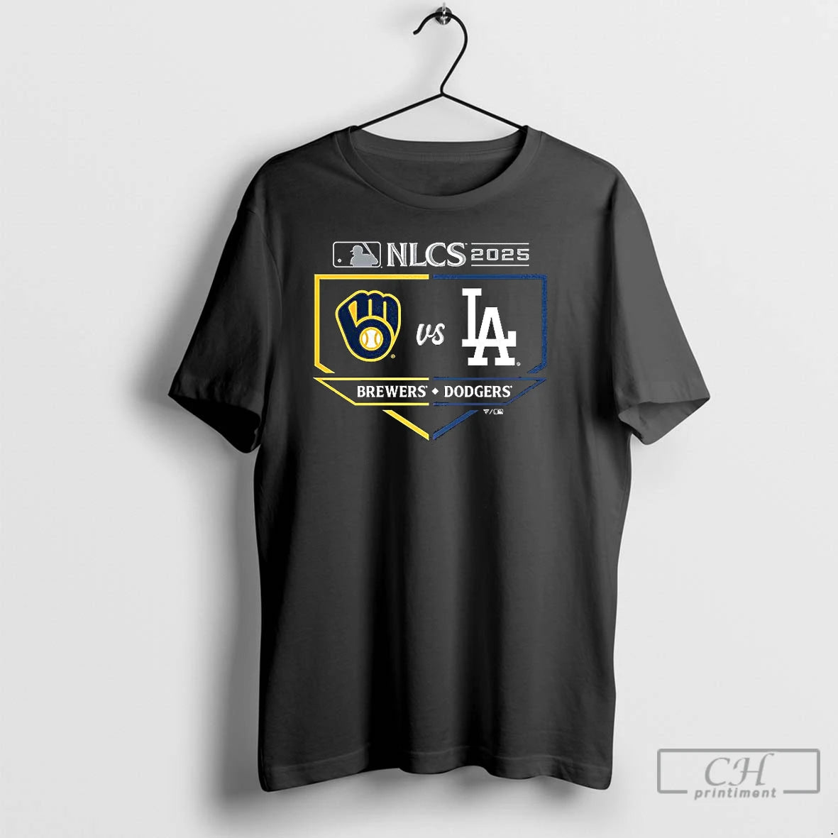 Classic Milwaukee Brewers Vs Los Angeles Dodgers 2025 National League Championship Series T Shirts - clothing by TeeHivey.com